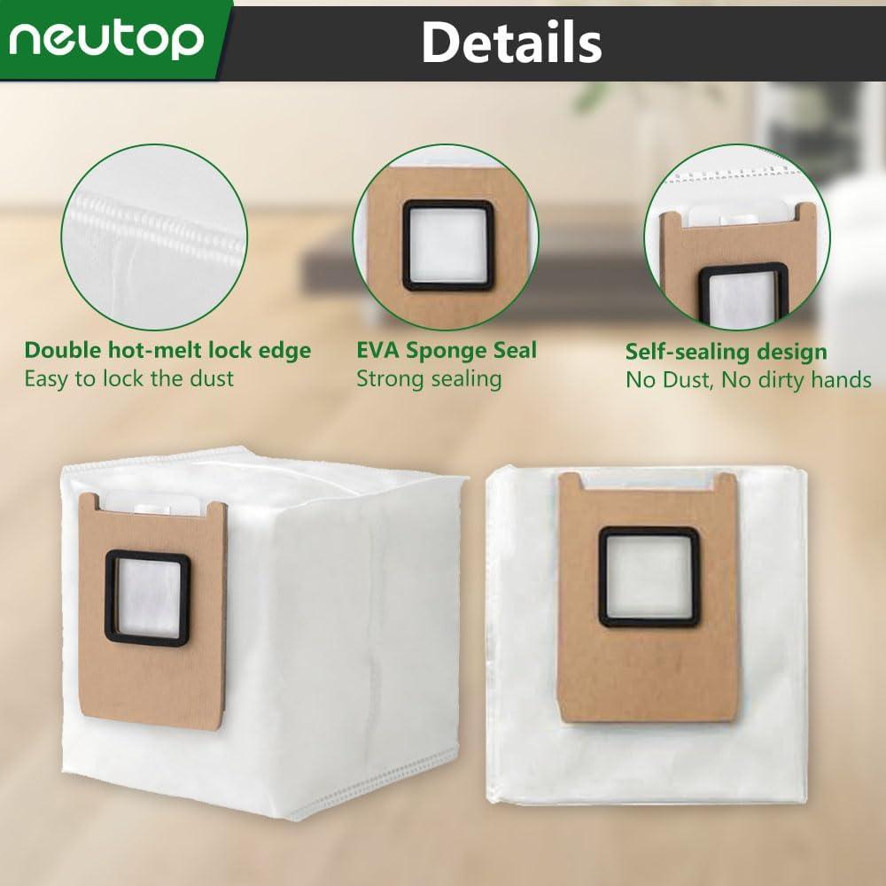 Bolsas de polvo desechables Neutop para eufy E25/E28 - 12 unidades