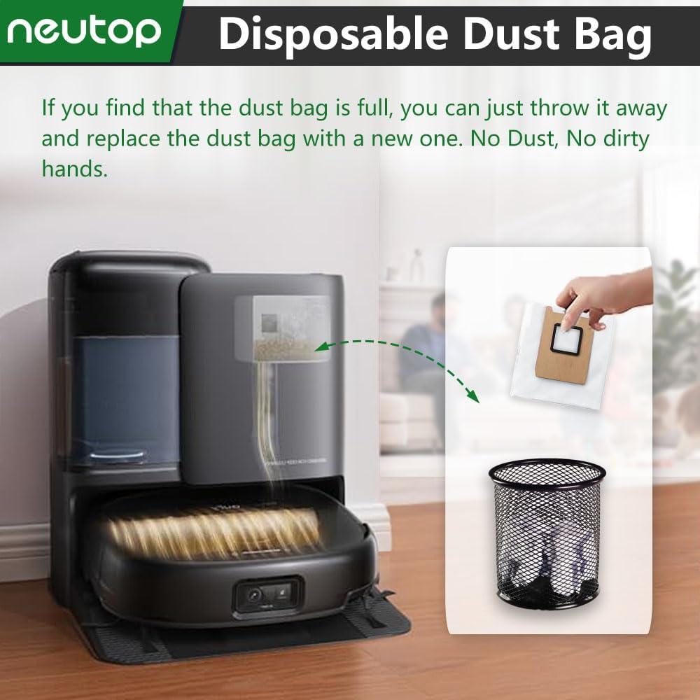 Bolsas de polvo desechables Neutop para eufy E25/E28 - 12 unidades