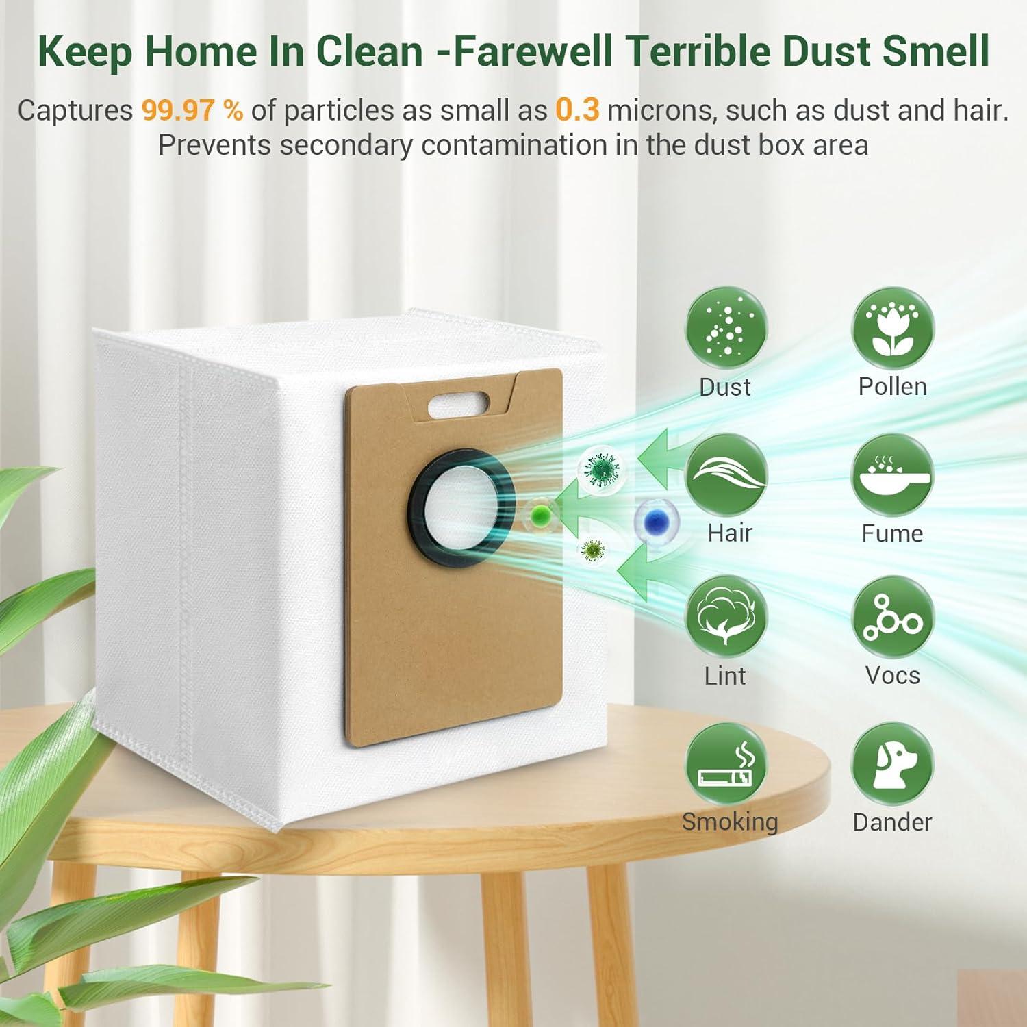 Bolsas de Polvo Bluevisk para Aspiradora Tapo RV30/RV20 - 14 Unidades