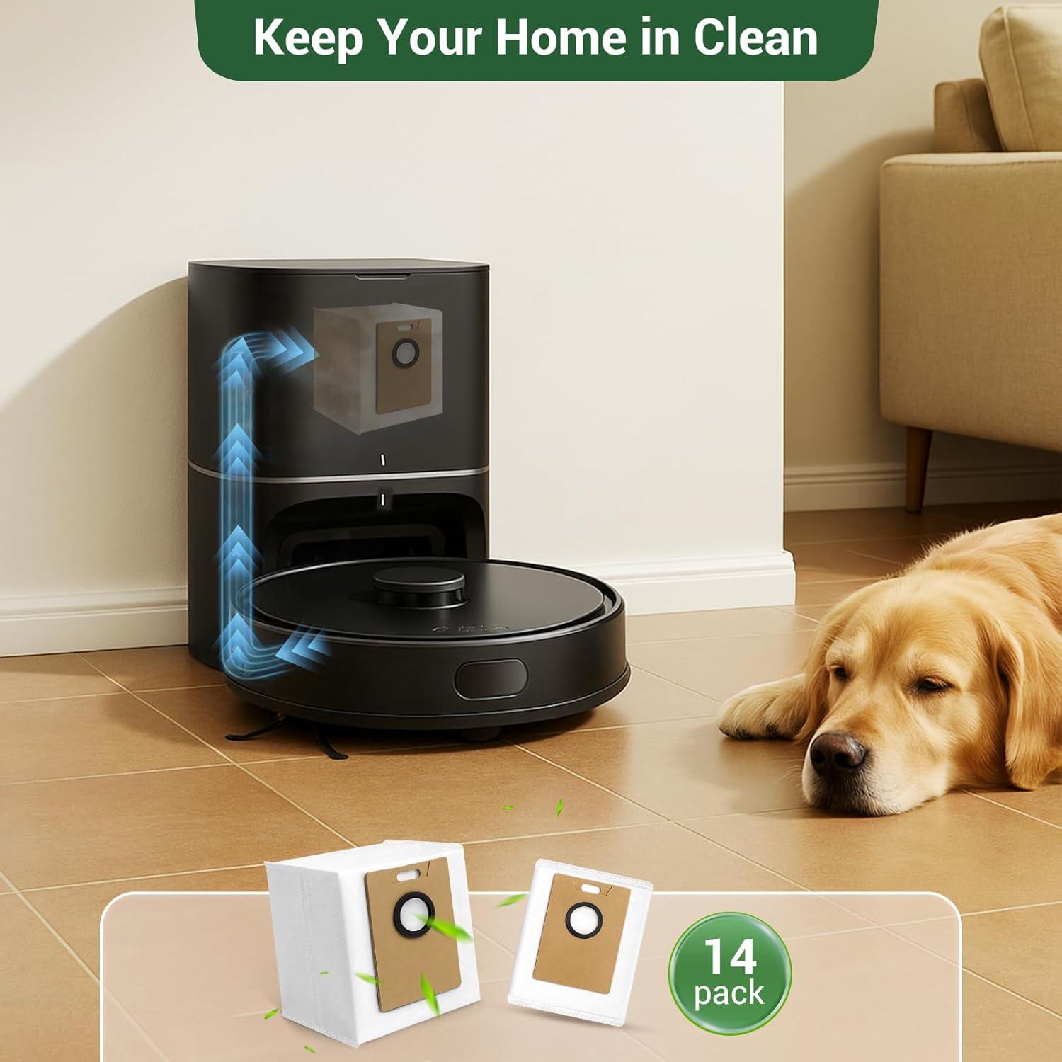 Bolsas de Polvo Bluevisk para Aspiradora Tapo RV30/RV20 - 14 Unidades