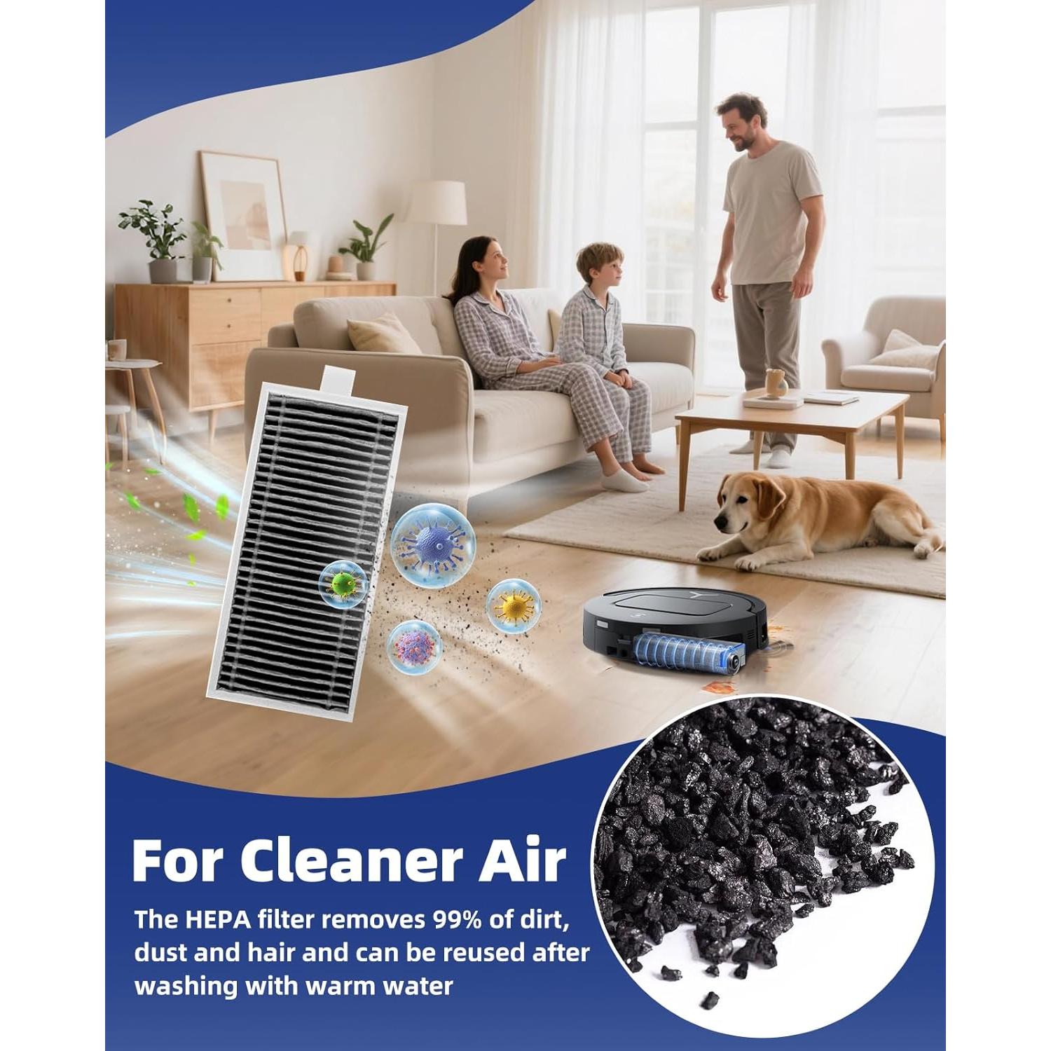 Kit de Repuestos ECOVACS DEEBOT T80 OMNI - 21 Piezas