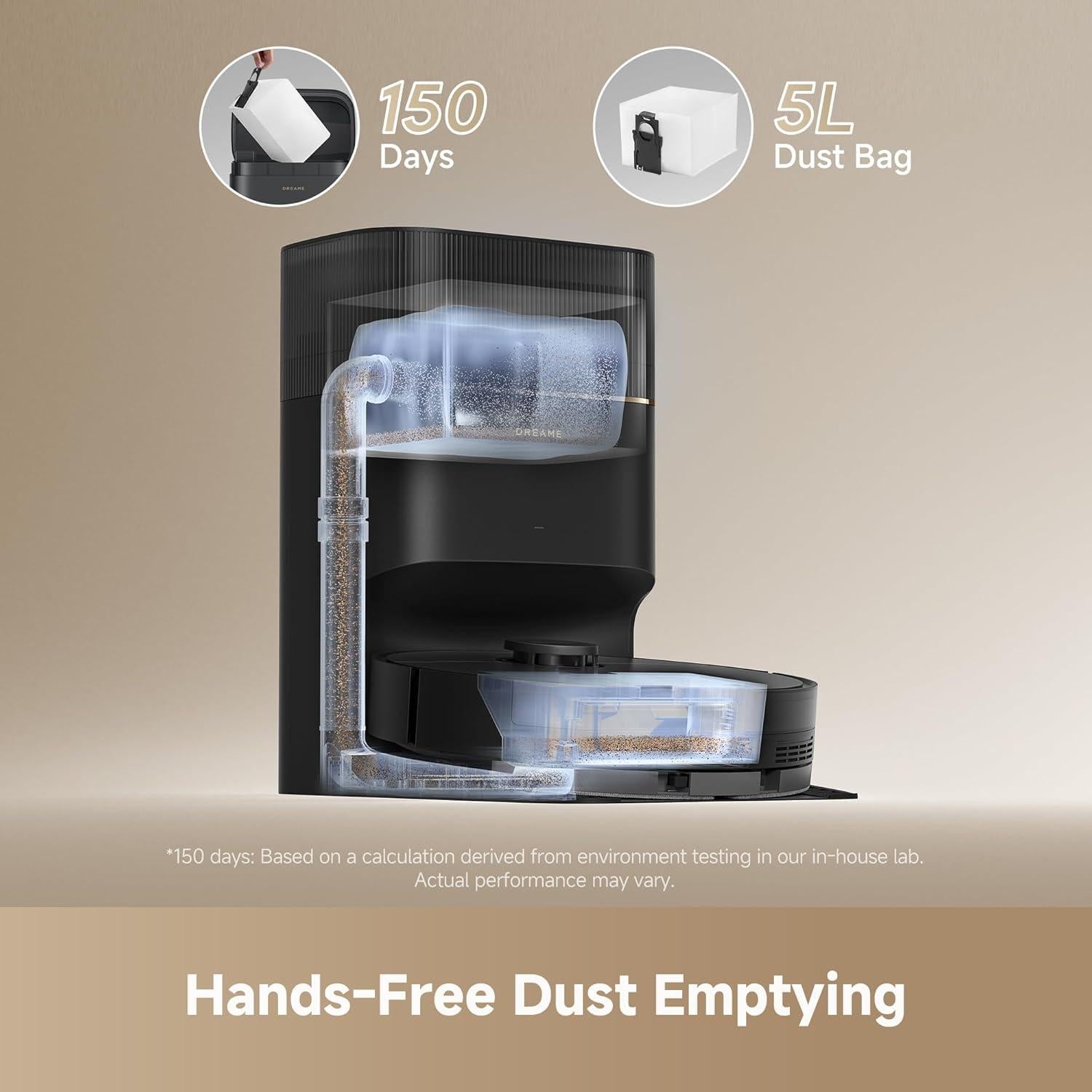 Aspiradora Robot DREAME D20 Pro Plus 2-en-1, 13000Pa, Auto-Vaciado