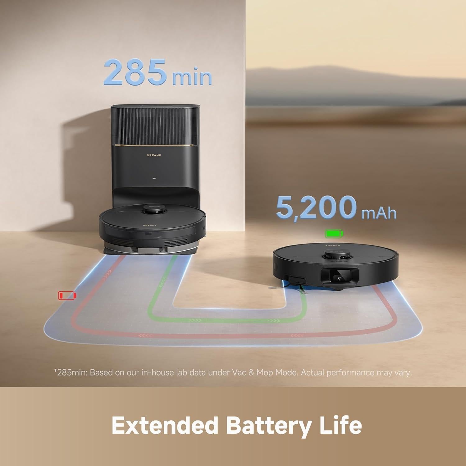 Aspiradora Robot DREAME D20 Pro Plus 2-en-1, 13000Pa, Auto-Vaciado