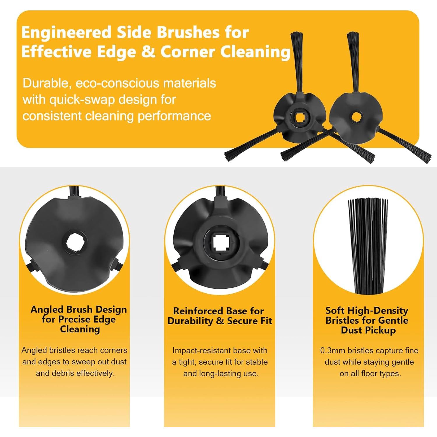 Paquete de 10 cepillos laterales Vofiiln para aspiradora Shark Matrix