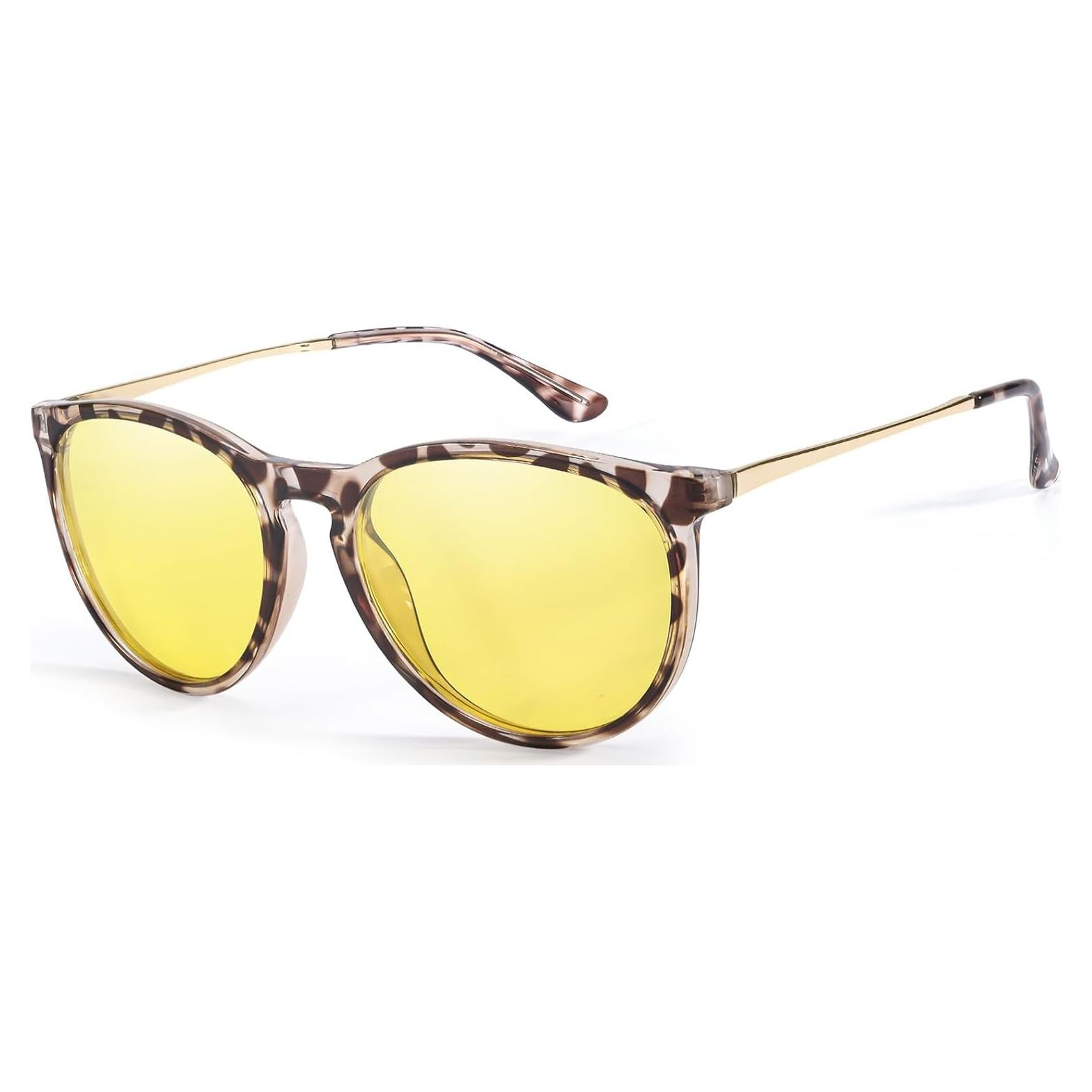 Gafas de Conducción Nocturna LVIOE Amarillas Unisex