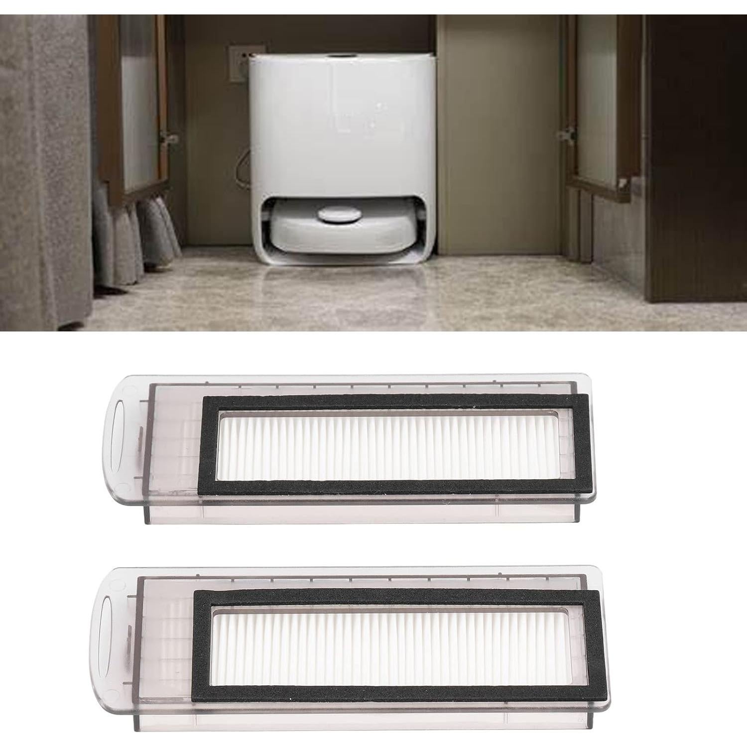 Kit de Filtros Acouto para Aspiradora Robótica J1 J2 - 2 Pcs