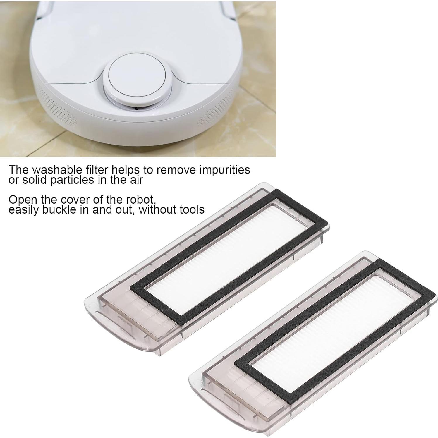 Kit de Filtros Acouto para Aspiradora Robótica J1 J2 - 2 Pcs