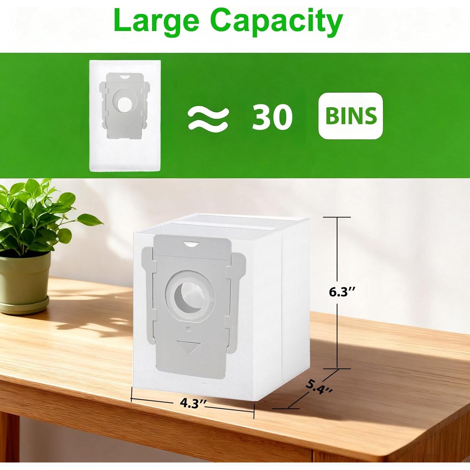 6 Bolsas de Reemplazo para Aspiradora iRobot Roomba ITEHZTO