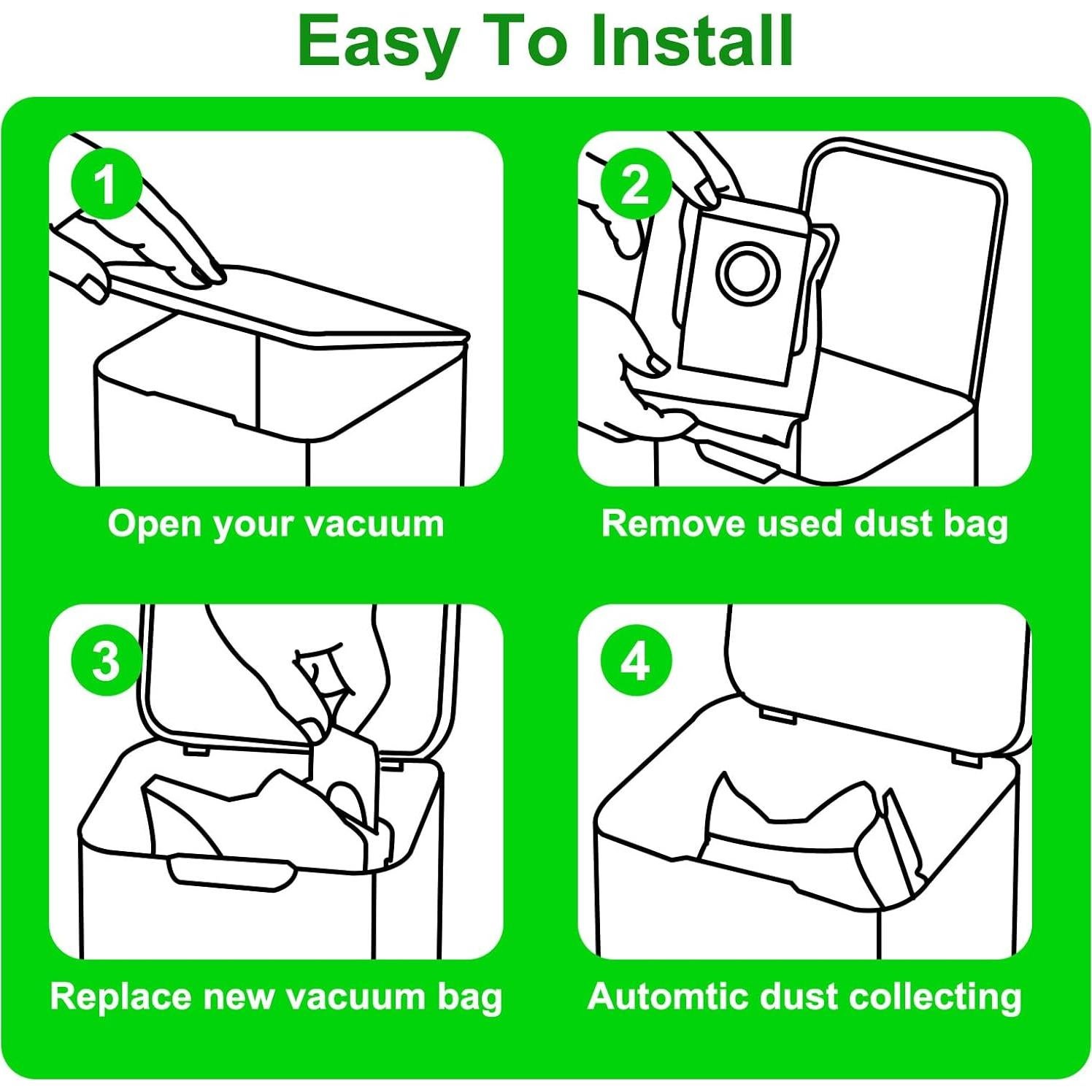 6 Bolsas de Reemplazo para Aspiradora iRobot Roomba ITEHZTO
