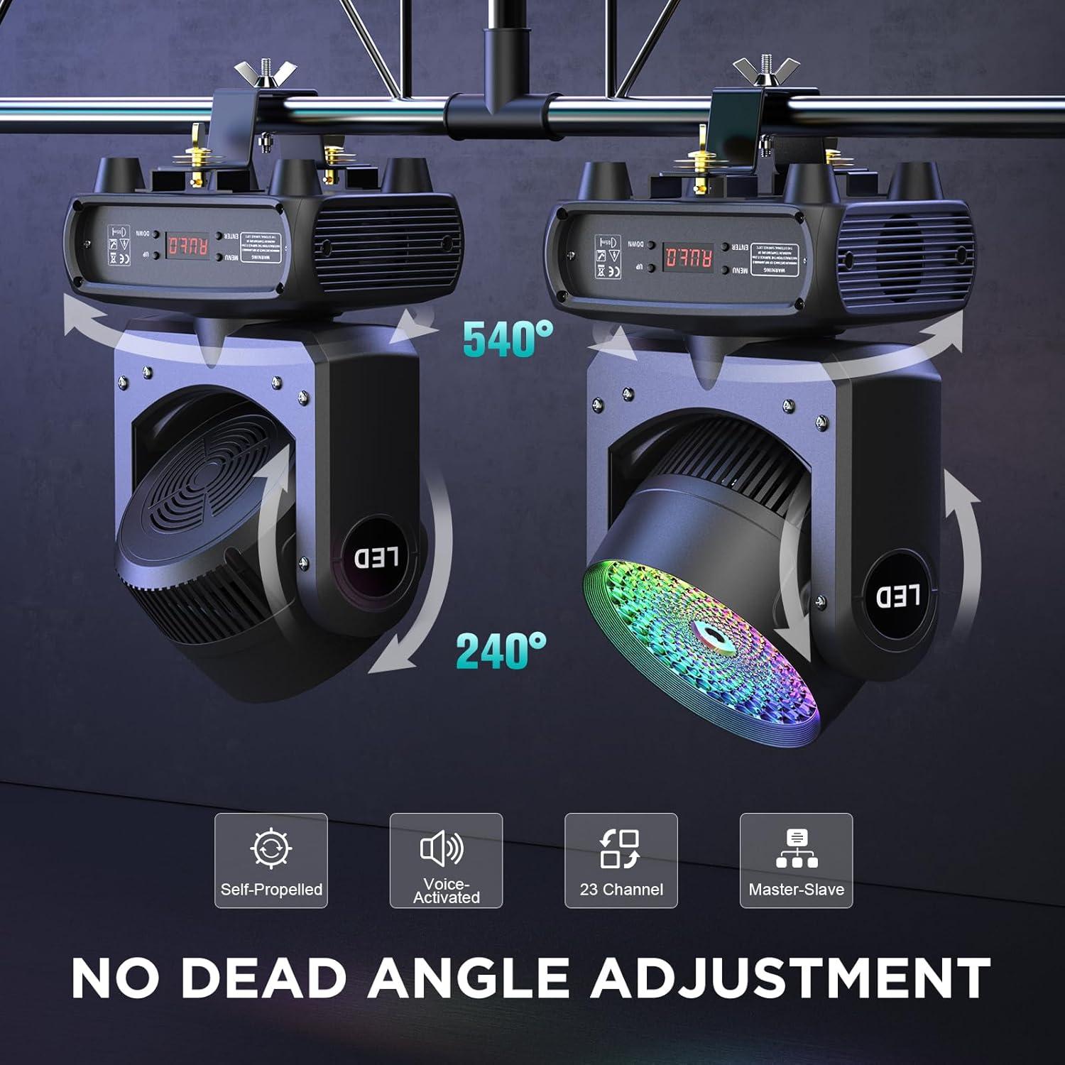 Luz de Cabeza Móvil 150W RGBW DMX para Fiesta y Club