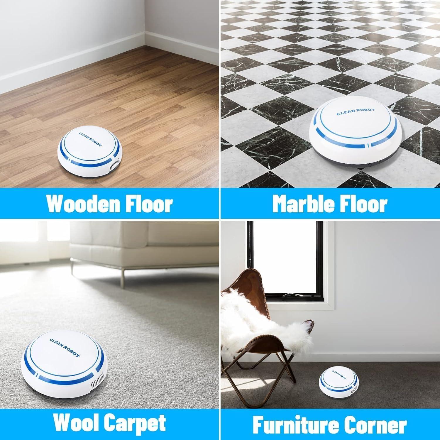 Aspiradora Robot Genérico SDJ06, 3 en 1, Evita Obstáculos