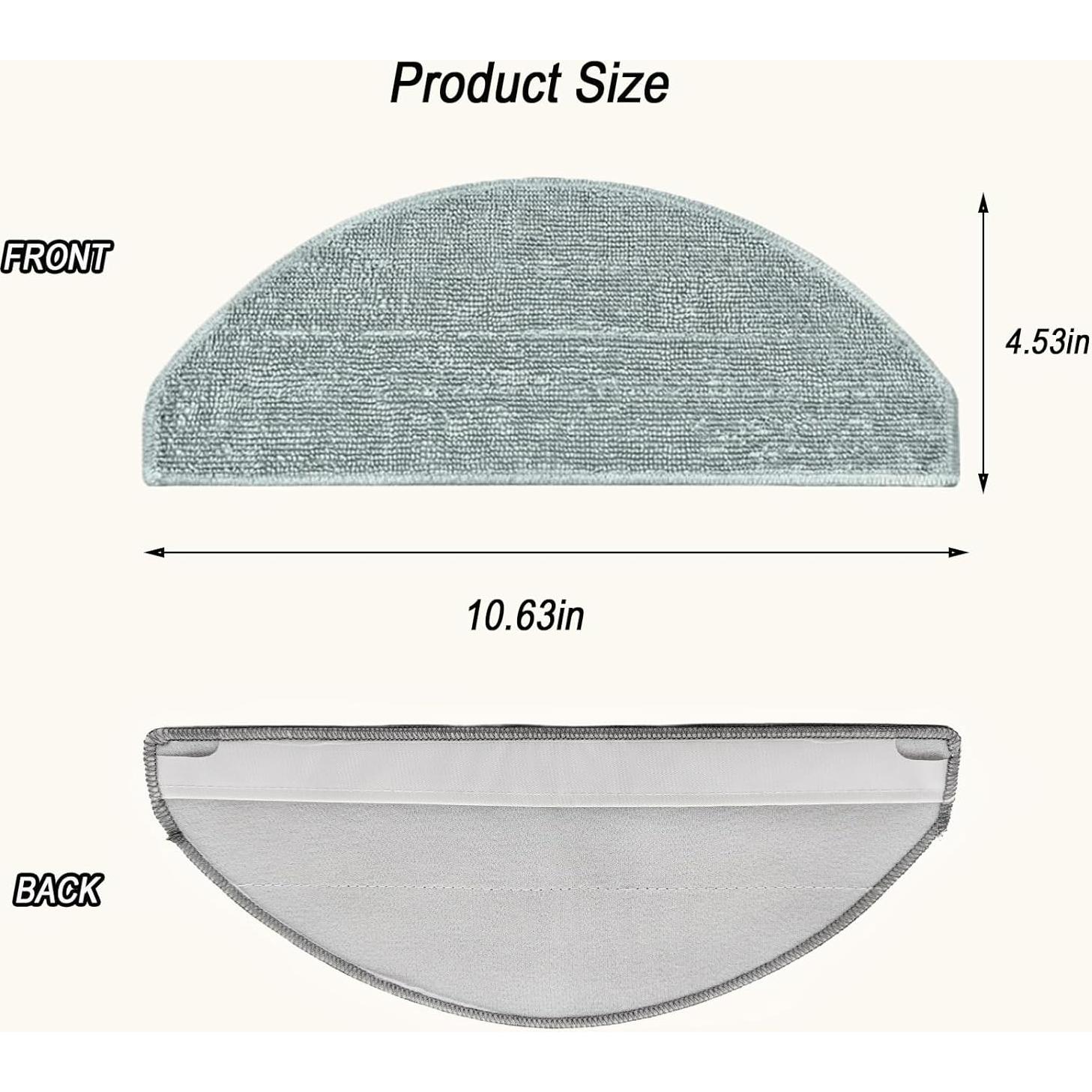 Kit de Accesorios para iRobot Roomba Combo Frexusuent - 1 Cepillo, 4 Filtros HEPA, 4 Paños de Mopa