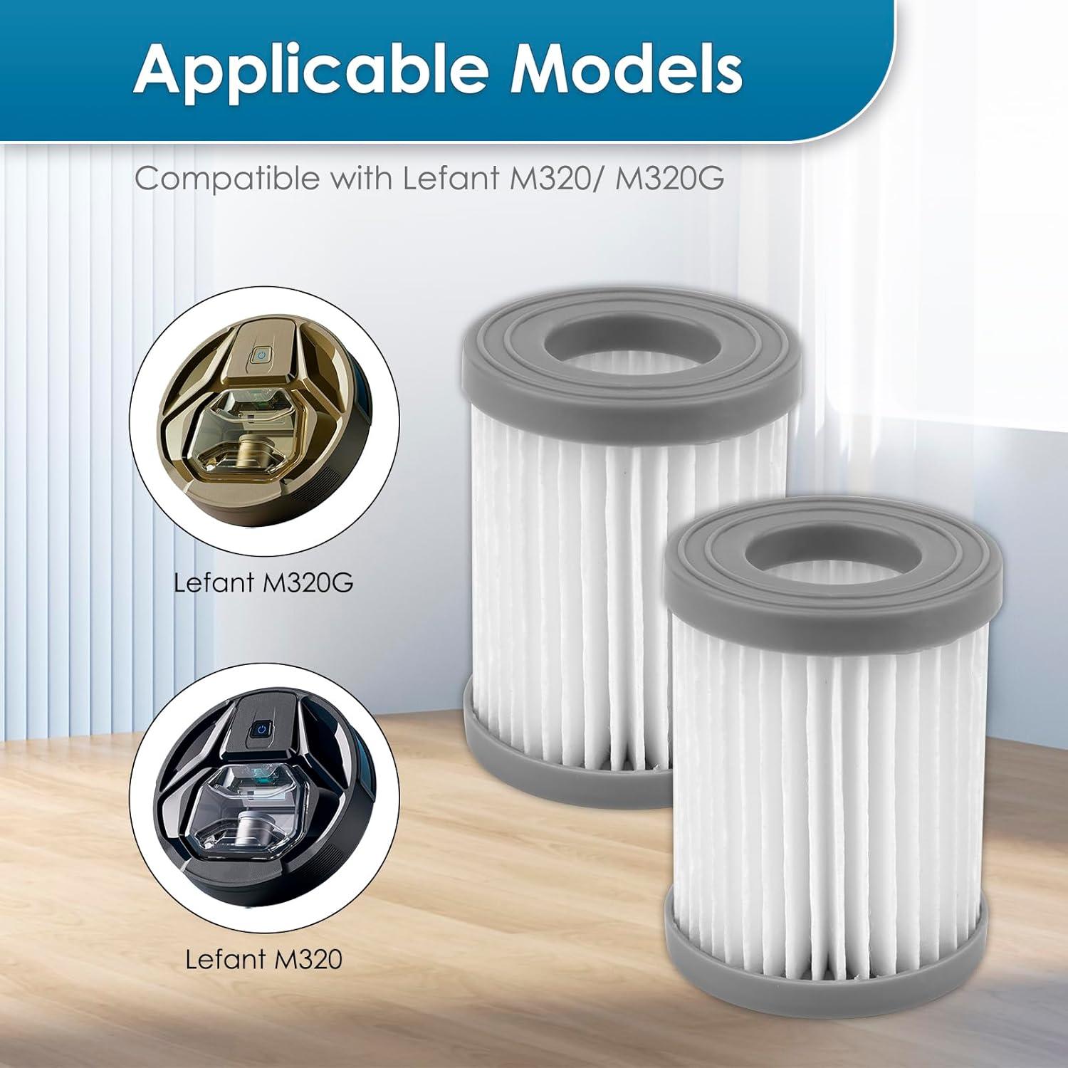 Filtros HEPA de Reemplazo KEYKAO M320 para Aspiradora Robot