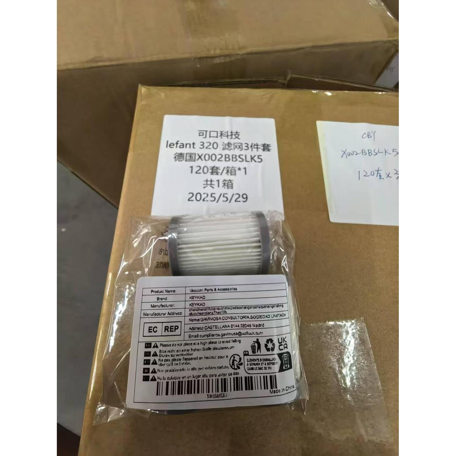 Filtros HEPA de Reemplazo KEYKAO M320 para Aspiradora Robot