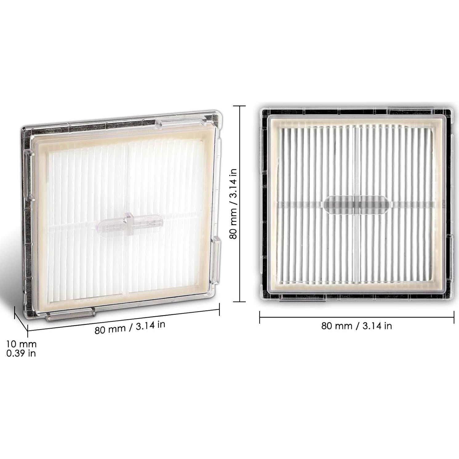 Filtros HEPA de Reemplazo CHAIN PEAK para Roborock Q10 S5 (3 Piezas)