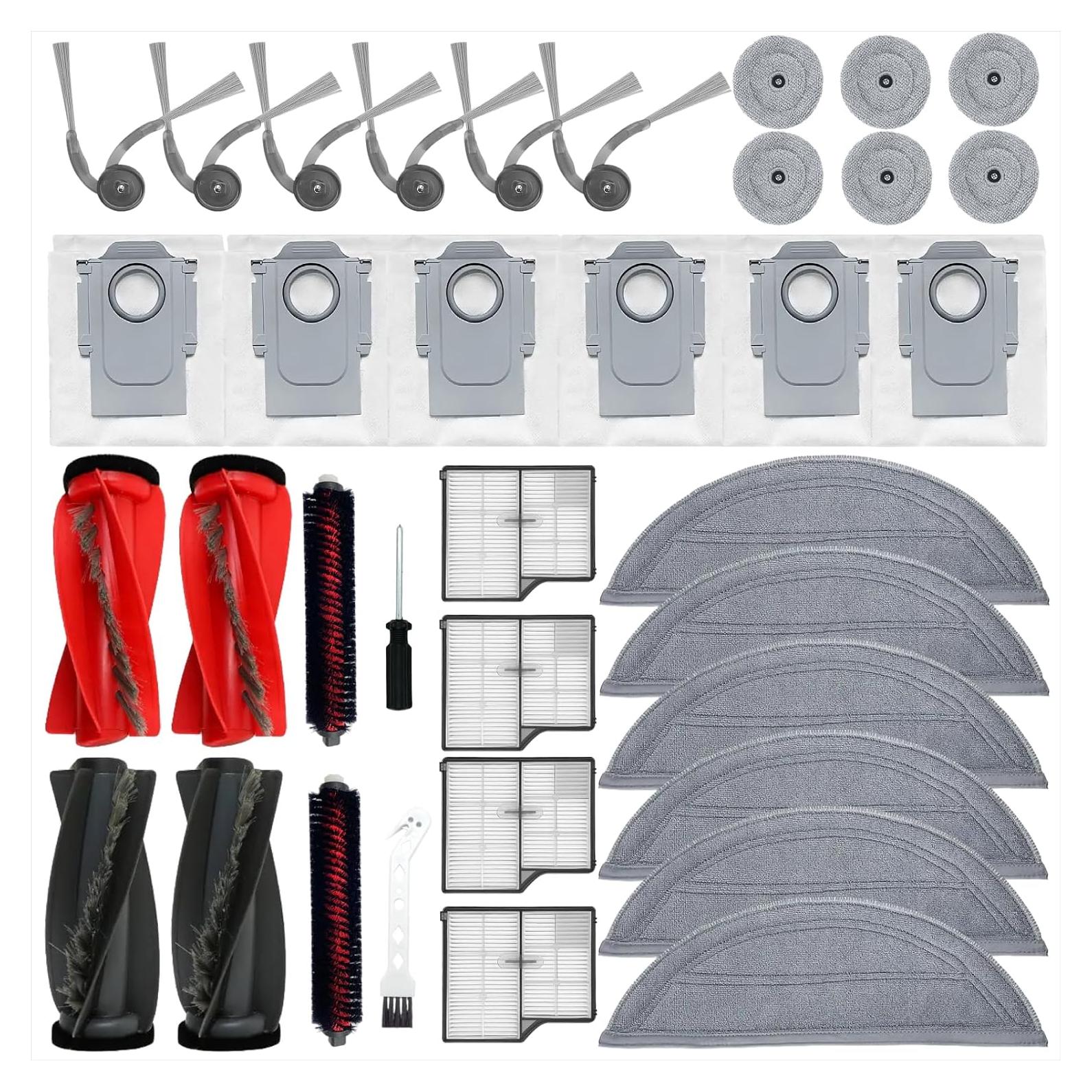 Kit de Accesorios 34 Piezas para Aspiradora Roborock Saros 10