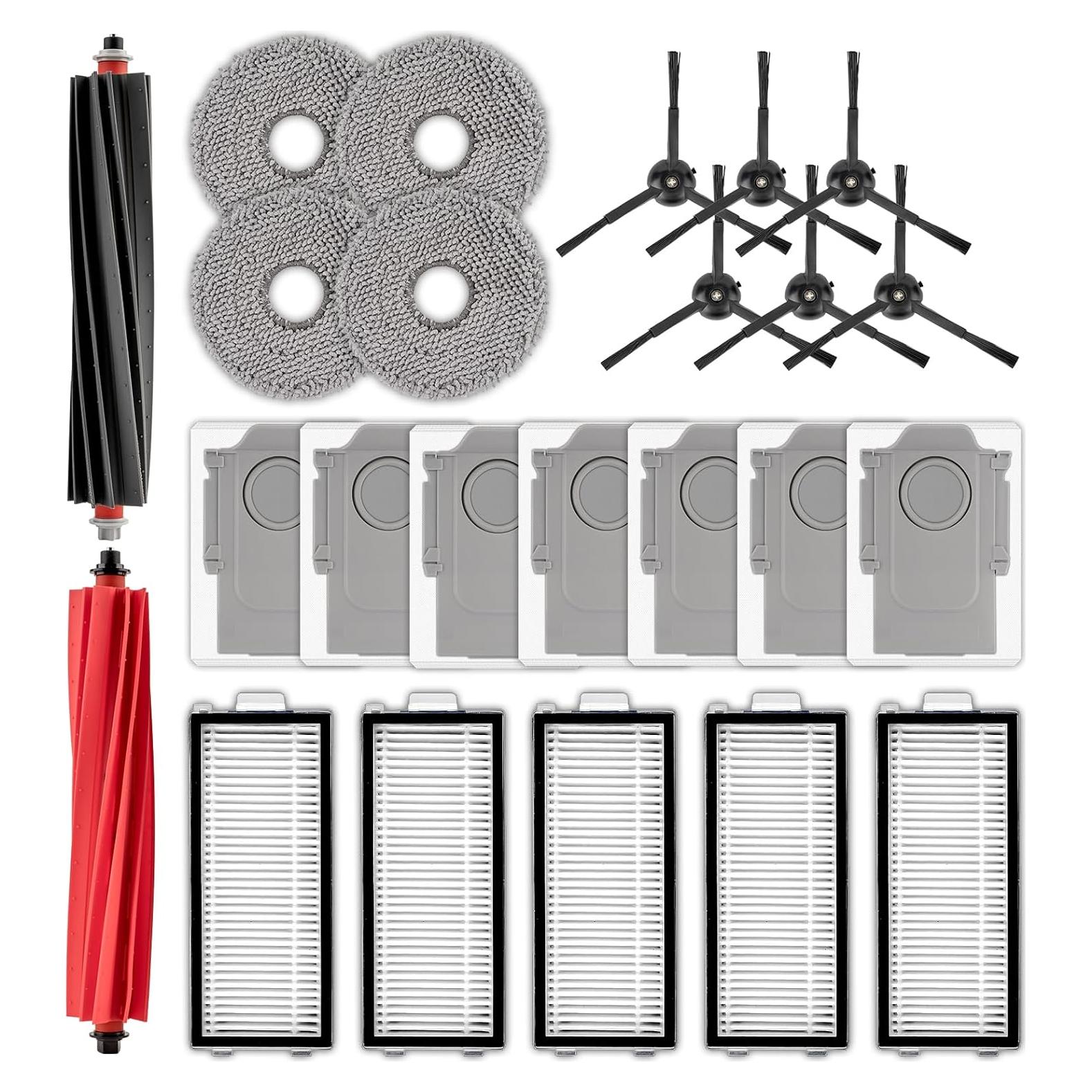 Kit de Accesorios 24 Piezas FILTERIST para Roborock Qrevo