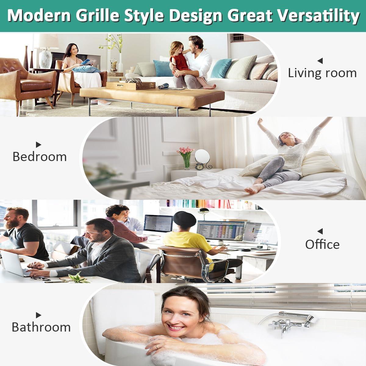 Cubierta Ventilador Extractor Baño WKZO 12x12 cm 2 Paquetes