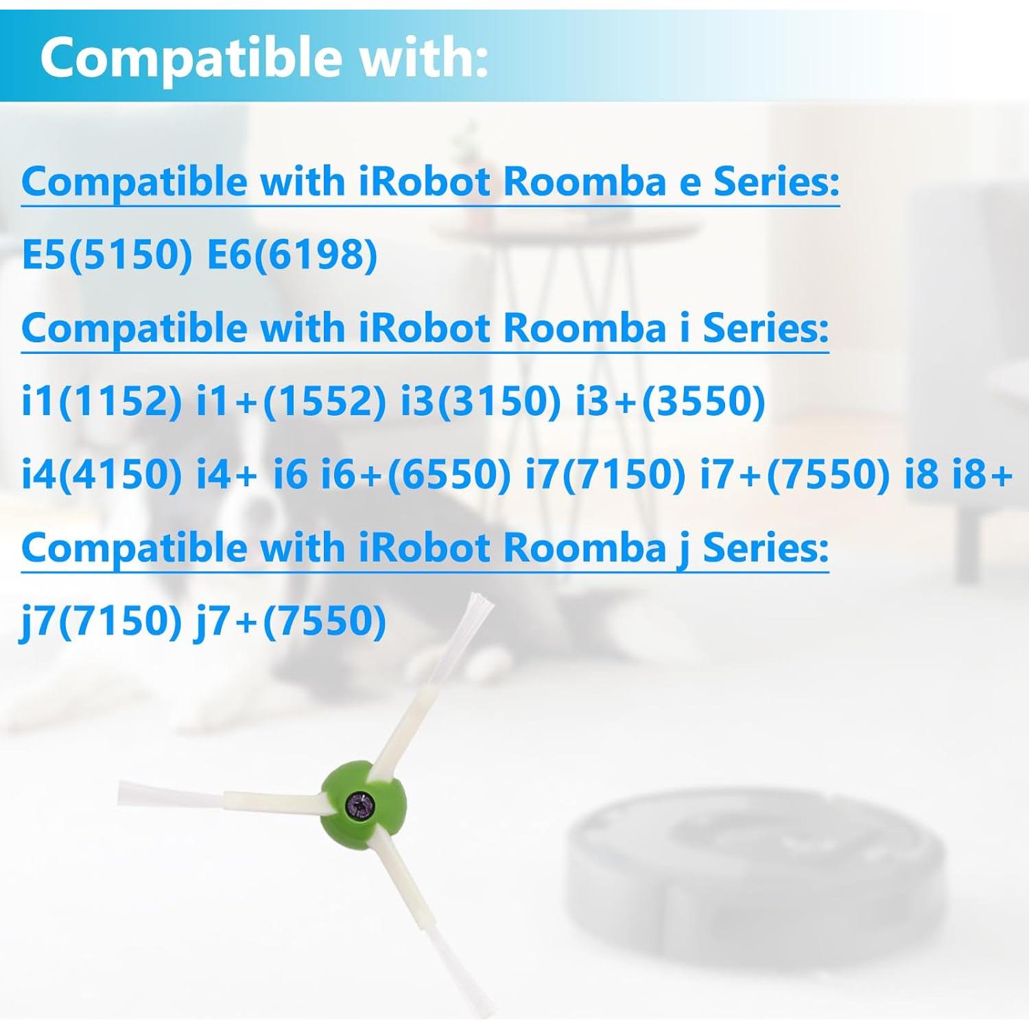 Cepillos Laterales EXPILOVI para iRobot Roomba E/I/J - 3PCS