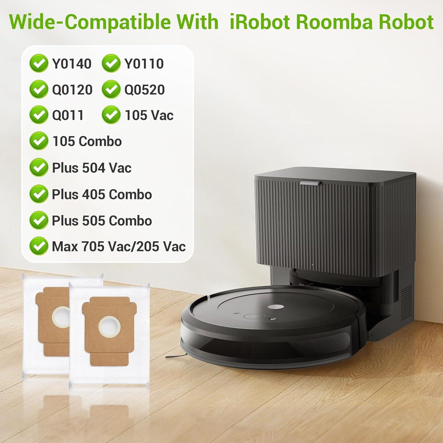 16 Bolsas de Polvo Bluevisk para iRobot Roomba Plus 405 Combo
