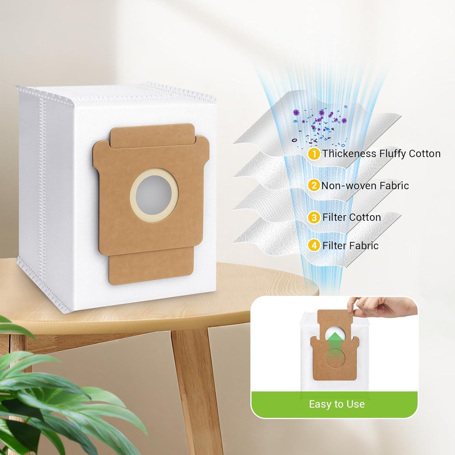 16 Bolsas de Polvo Bluevisk para iRobot Roomba Plus 405 Combo