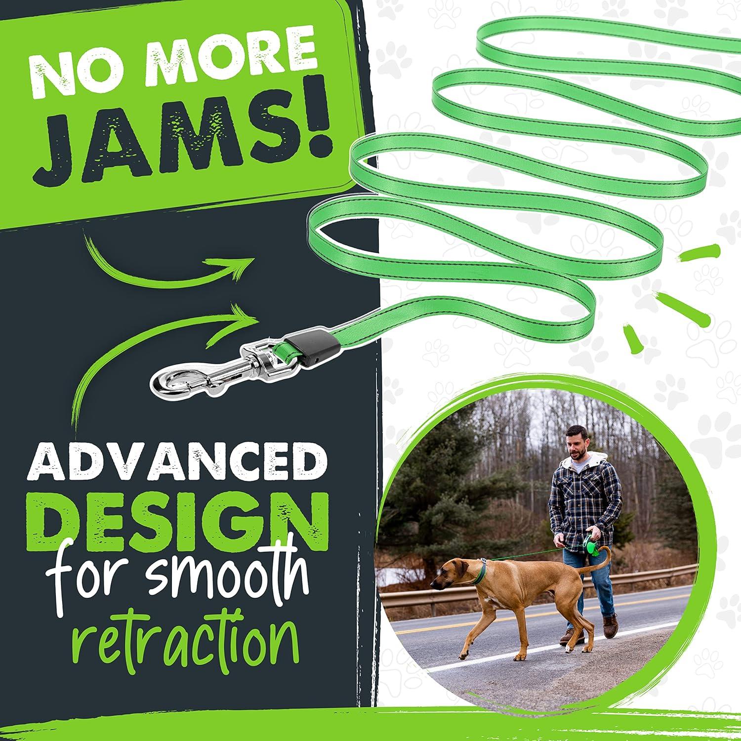 Correa Retráctil Mighty Paw 4.88m para Perros hasta 22.68kg