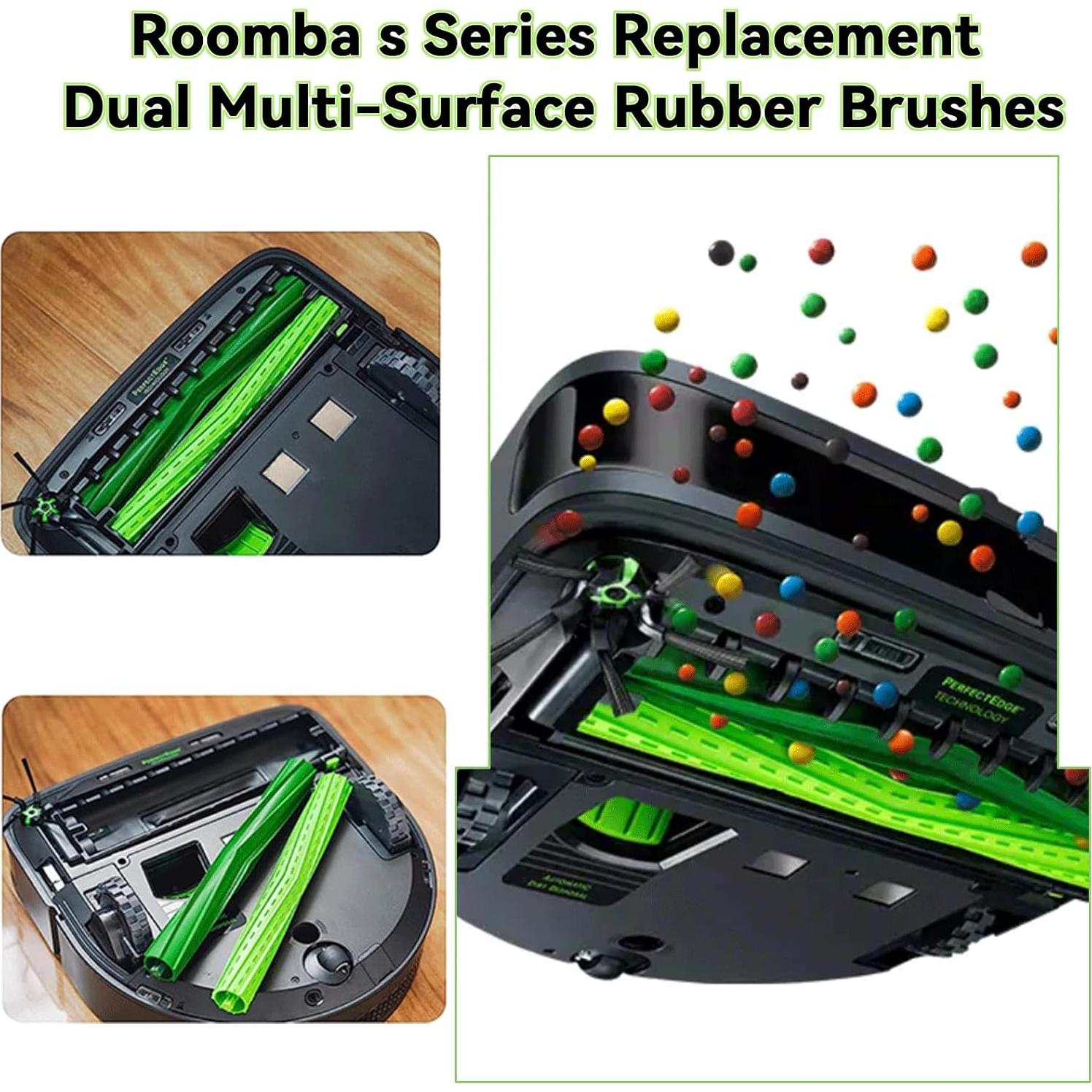 3 Rodillos de Reemplazo Gygbvo para iRobot Roomba S9/S9+