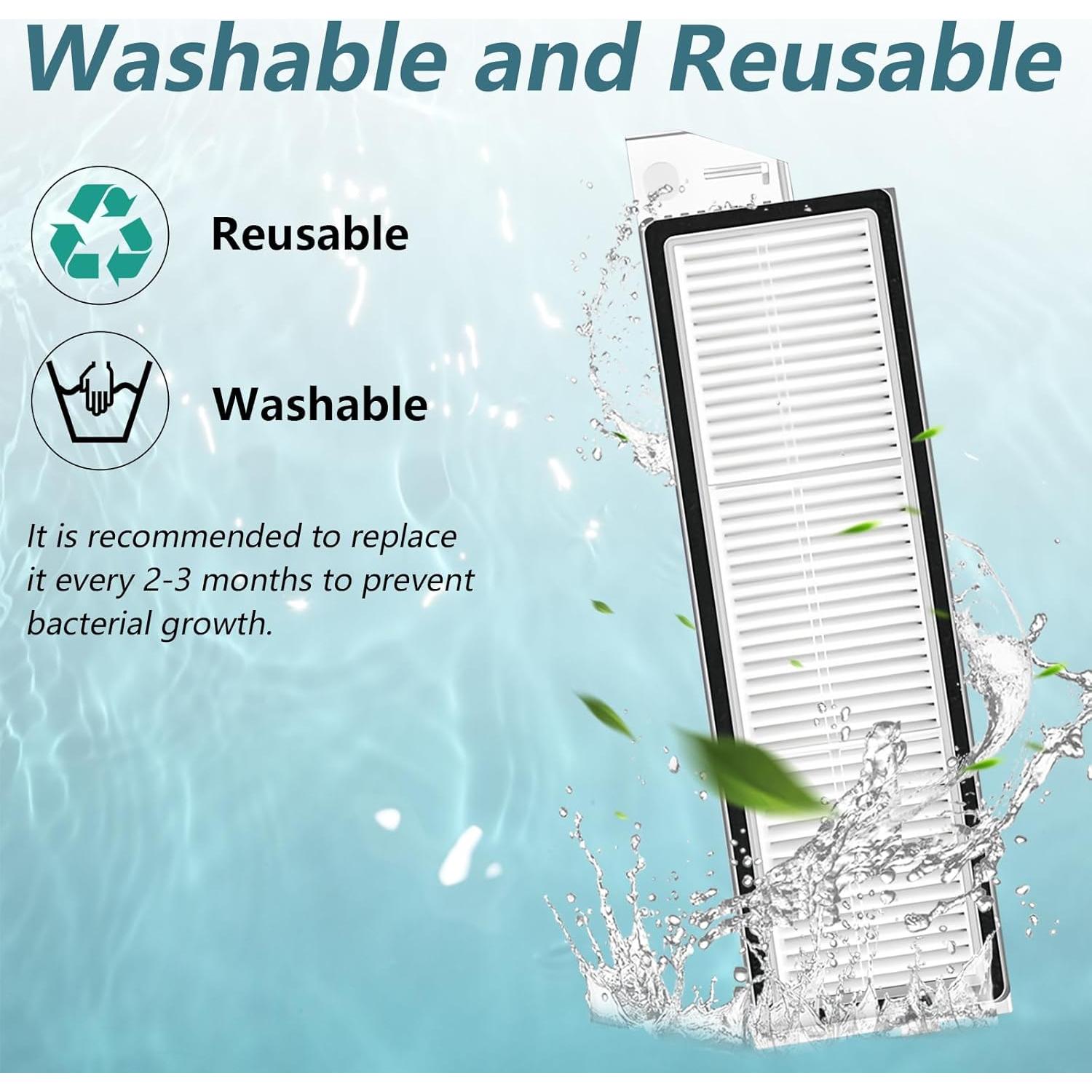 Filtros HEPA para Aspiradora Roborock S8 MaxV Ultra - 4 Piezas