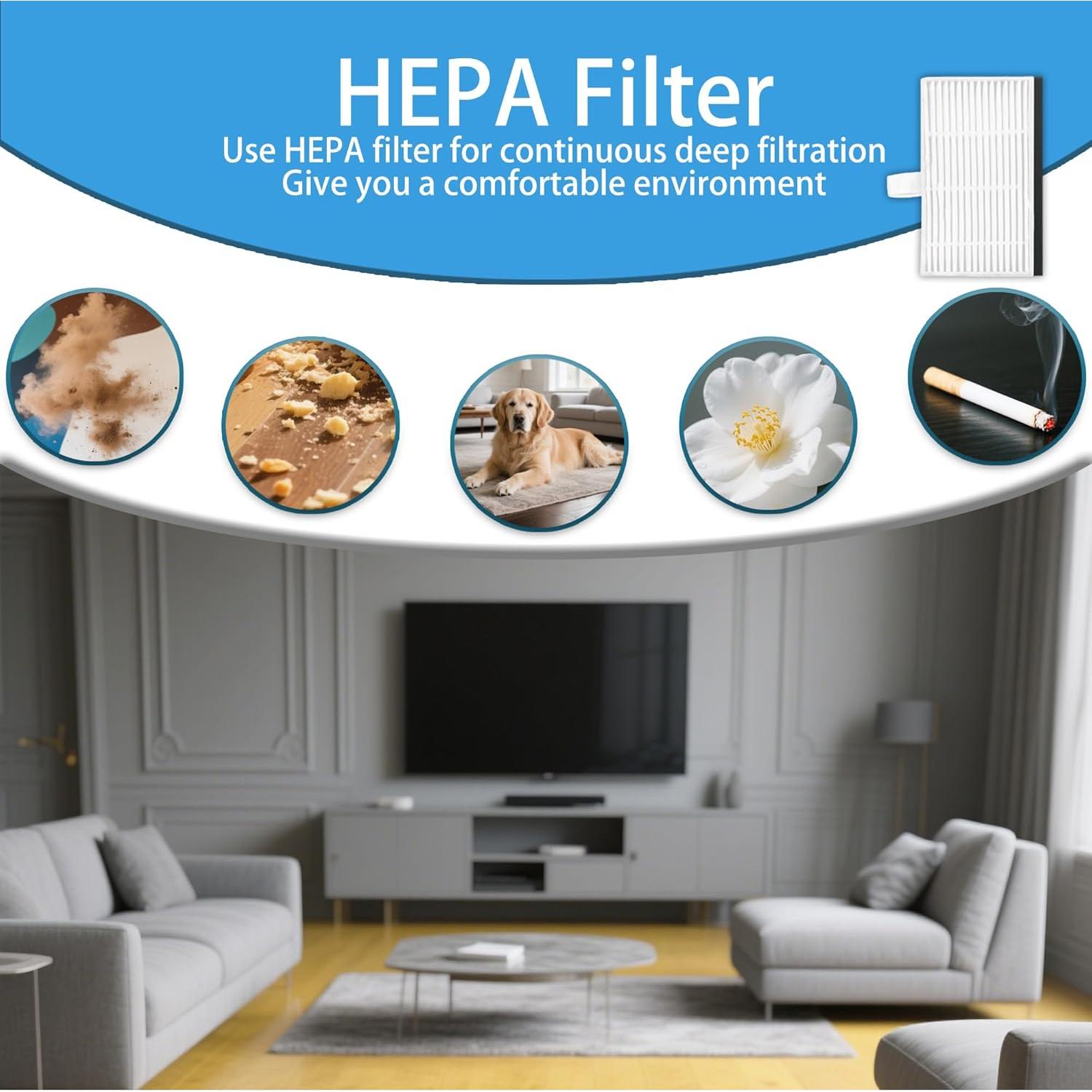 Accesorios de Repuesto Proscenic Q8/Q8 Max - 1 Cepillo, 4 Laterales, 3 Filtros, 3 Paños