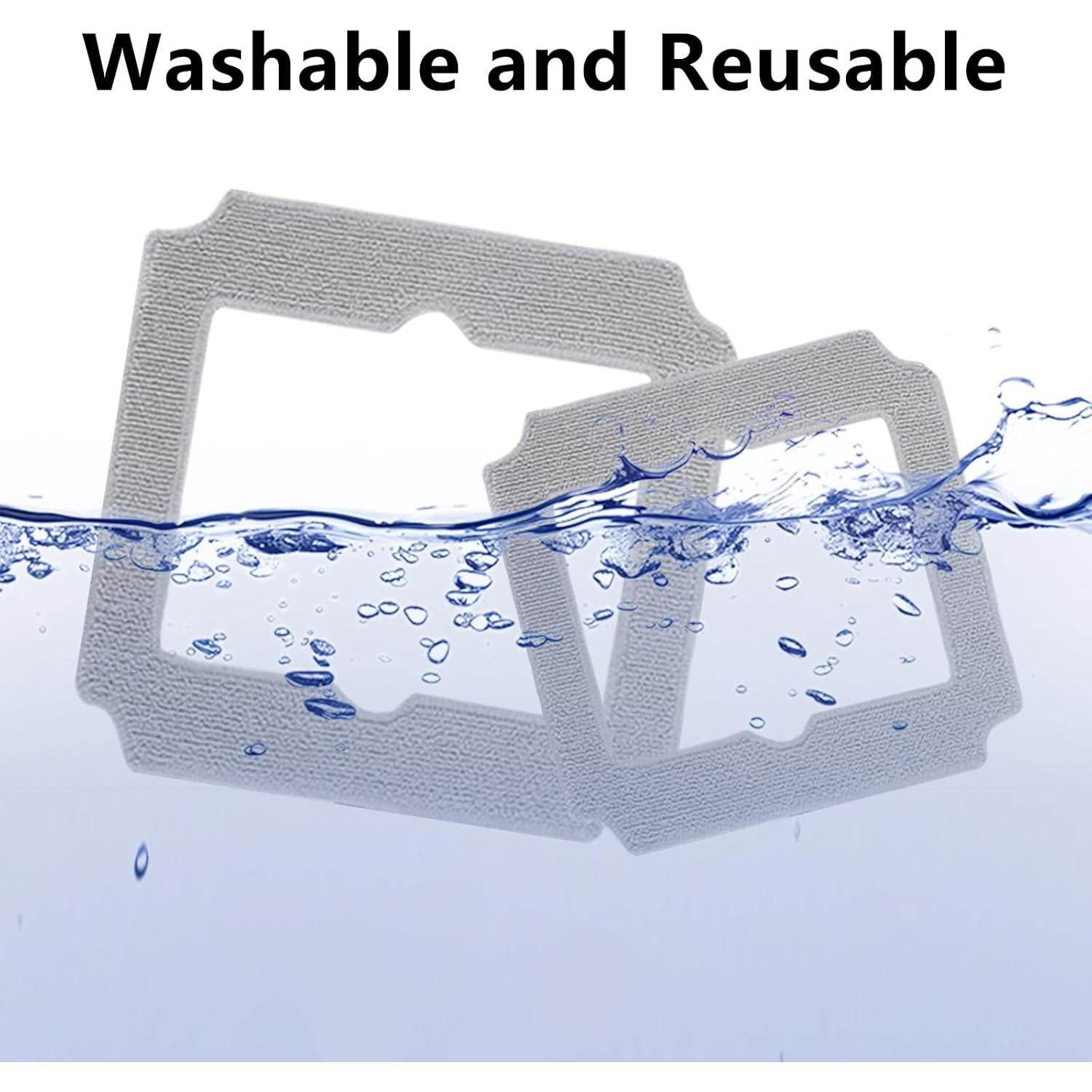 Trapo de limpieza microfibra para robot ECOVACS Winbot Mini - 9 piezas