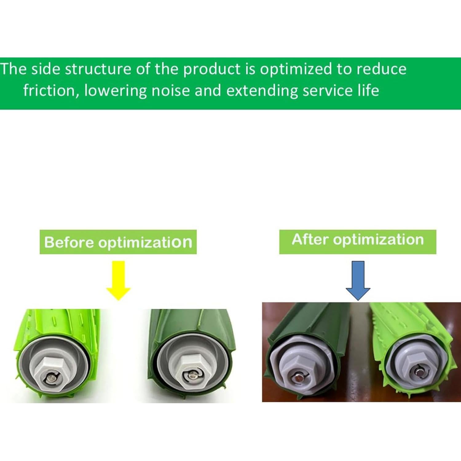 Repuestos iRobot Roomba CKinmeies - 2 Cepillos Rodantes + 8 Filtros HEPA