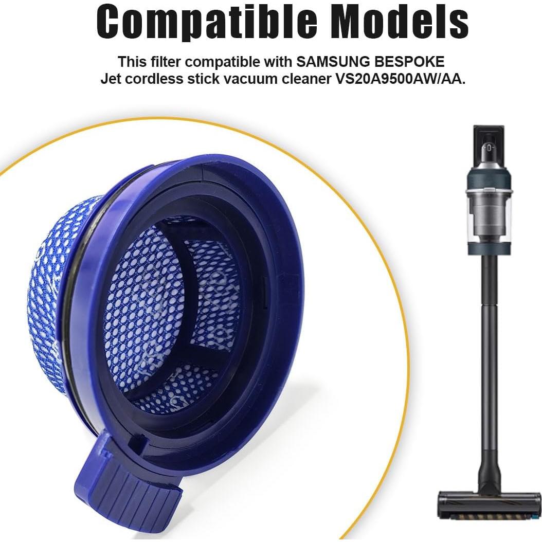 Filtros Micro Assy Lavables Popbee para Aspiradora Samsung BESPOKE Jet - 2 Pcs