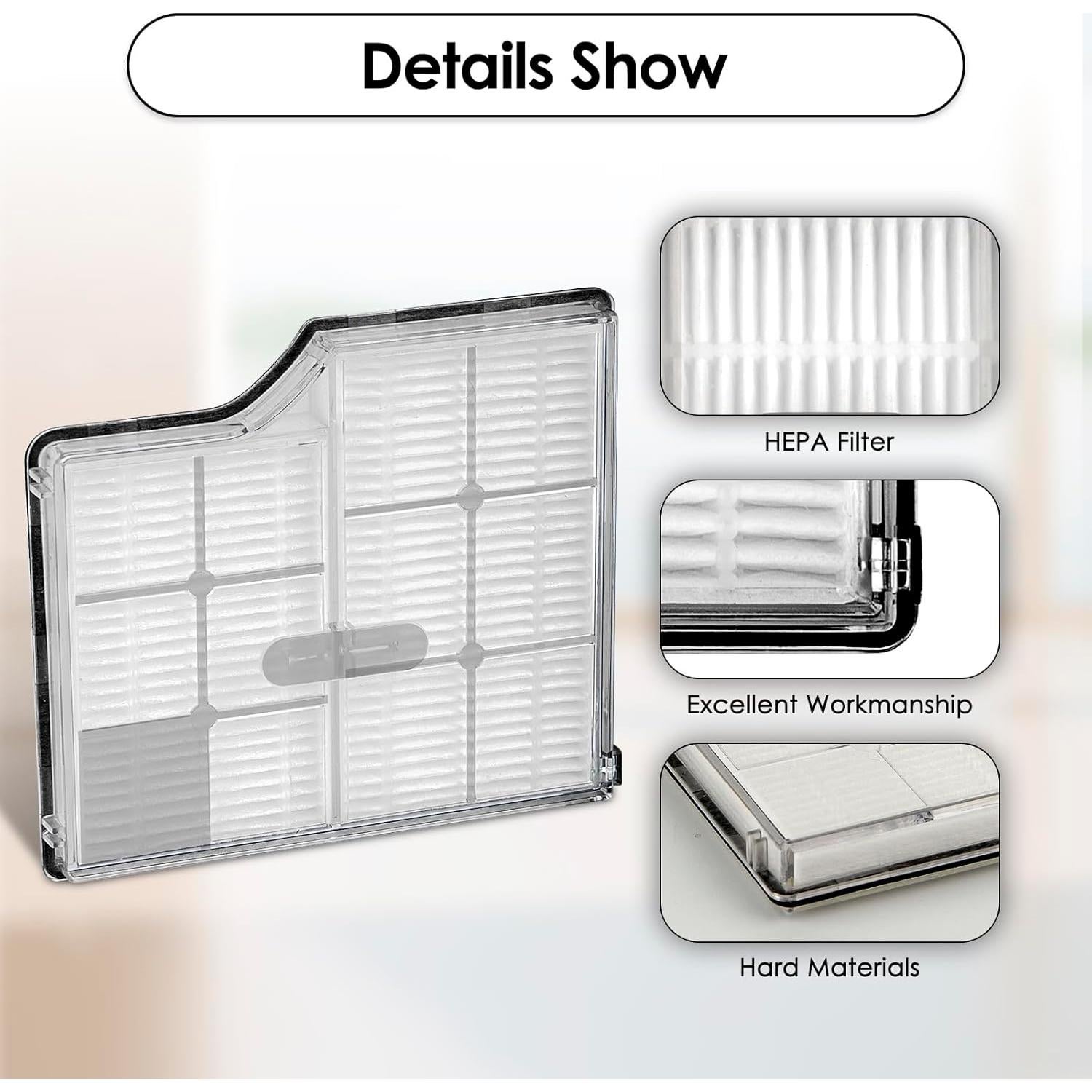 Filtros HEPA de Reemplazo LemonRunRun Saros 10 - 3 Piezas