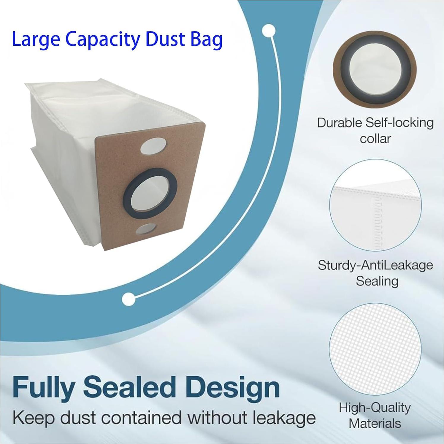 Bolsas de Polvo Reemplazo ILIFE A12 Pro / A30 Pro / V9 Pro - 8 Piezas