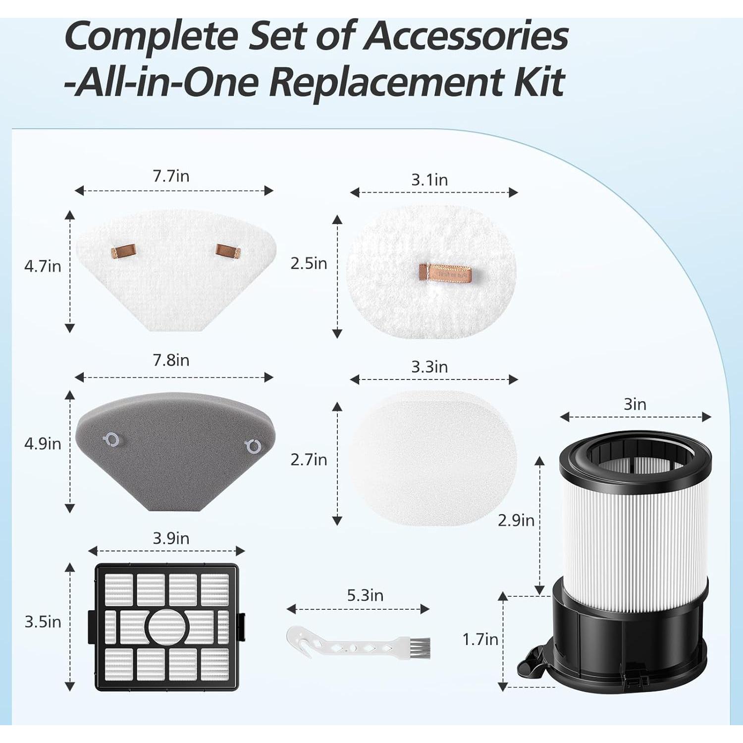 Kit de Repuestos para Aspiradora Shark IP3251 - 11 Piezas iSingo