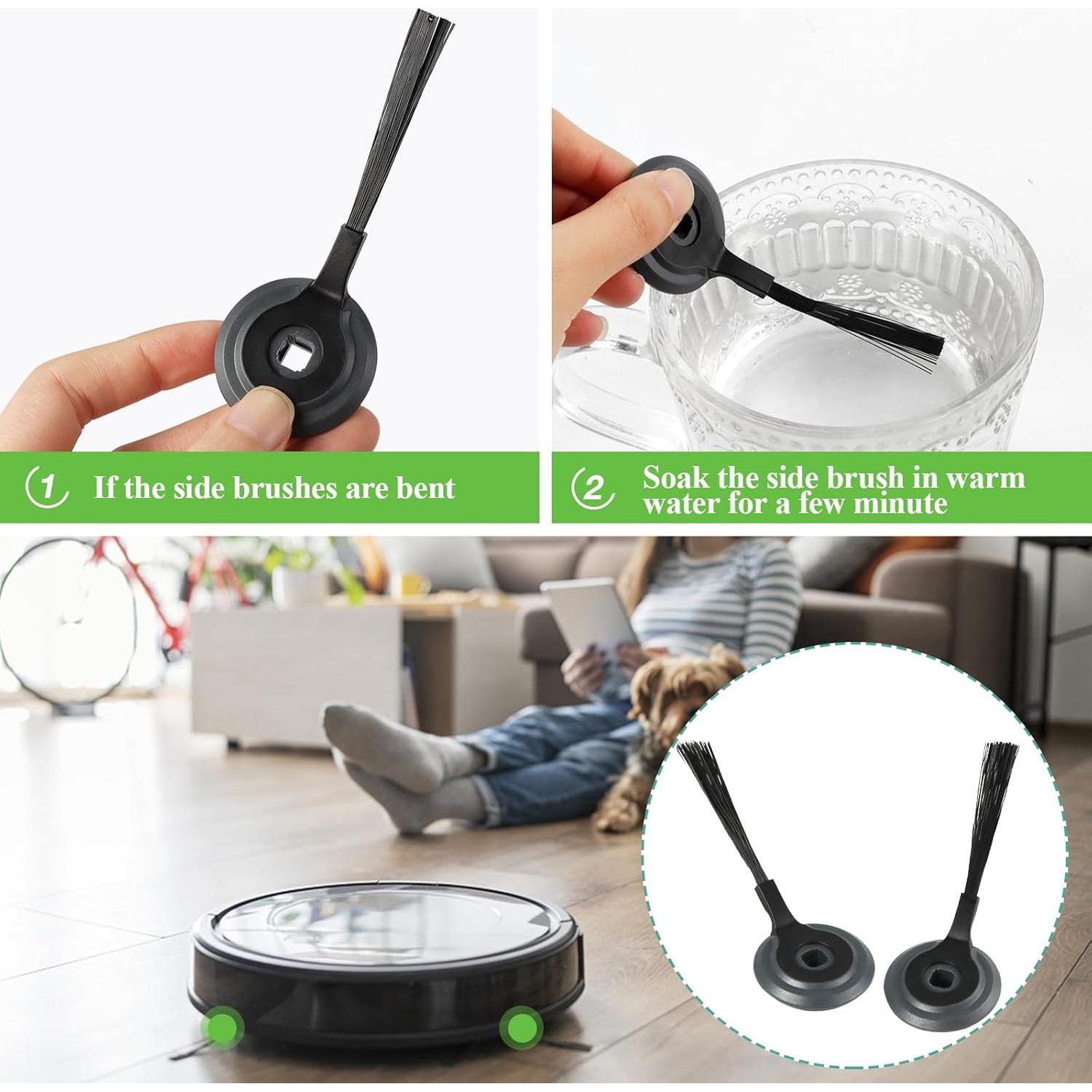 Techecook 8 Cepillos Laterales RVSBK950 para Aspiradora Shark