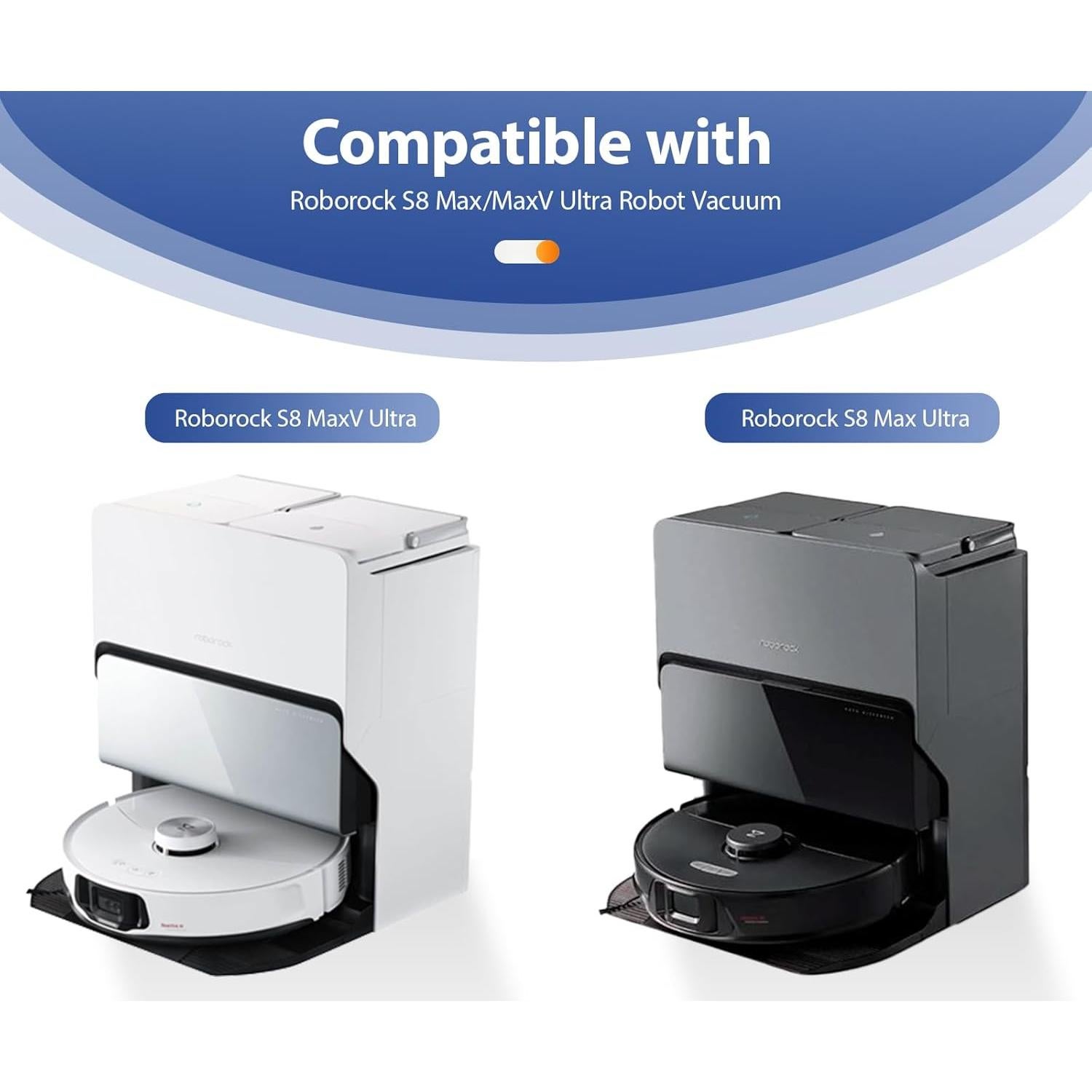 Kit de Accesorios Soniicmomo para Aspiradora Roborock S8 Max/MaxV Ultra