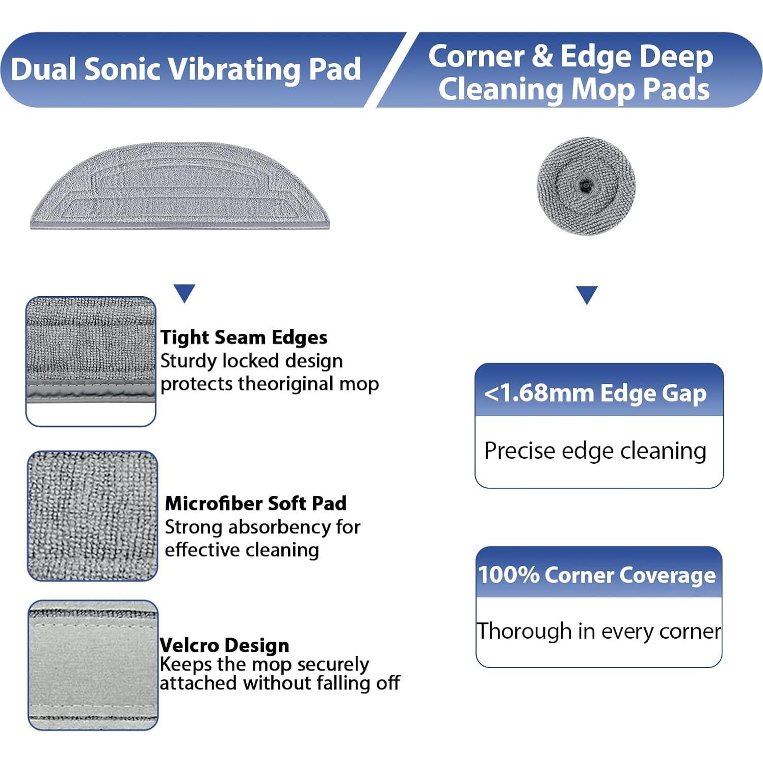 Kit de Accesorios Soniicmomo para Aspiradora Roborock S8 Max/MaxV Ultra
