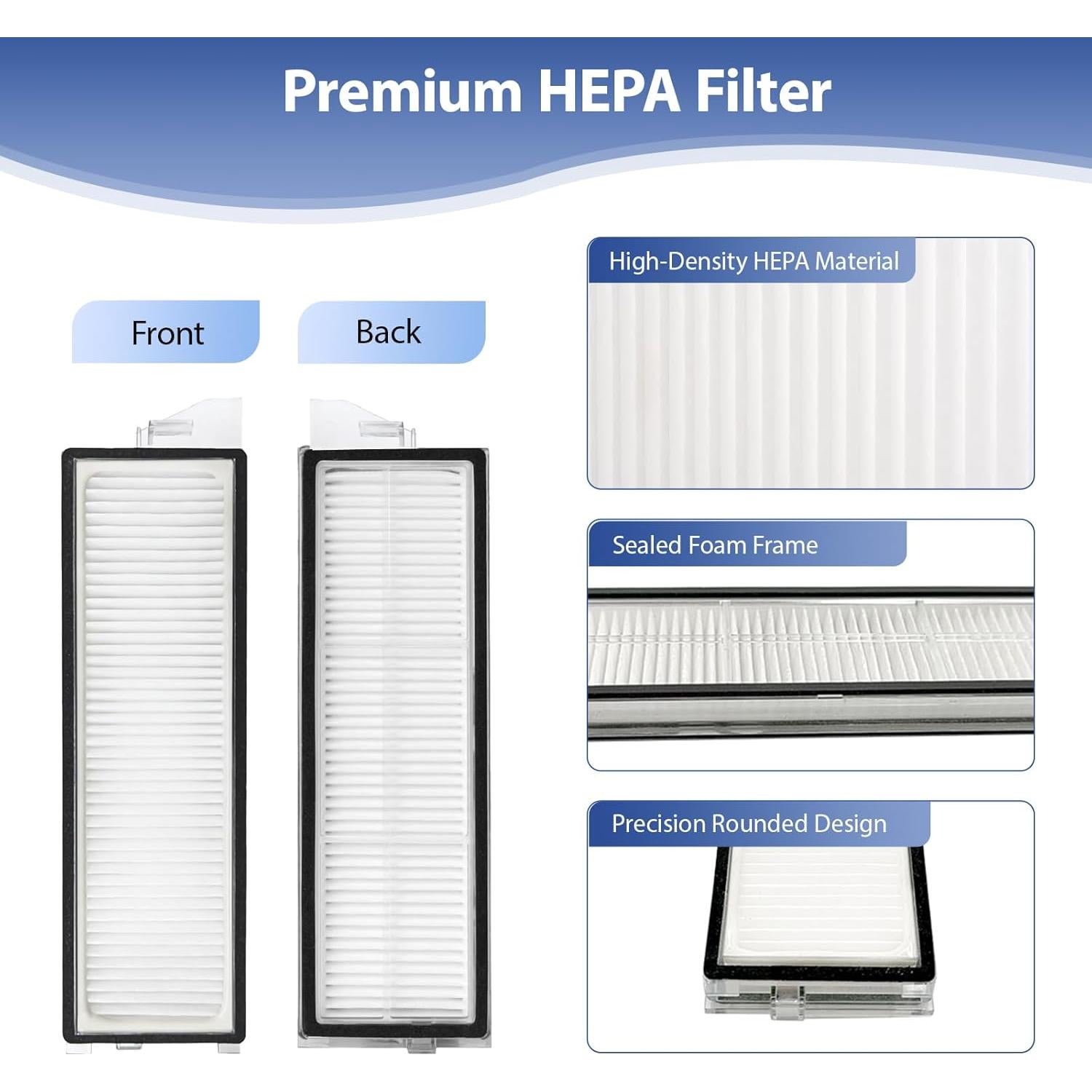 Kit de Accesorios Soniicmomo para Aspiradora Roborock S8 Max/MaxV Ultra