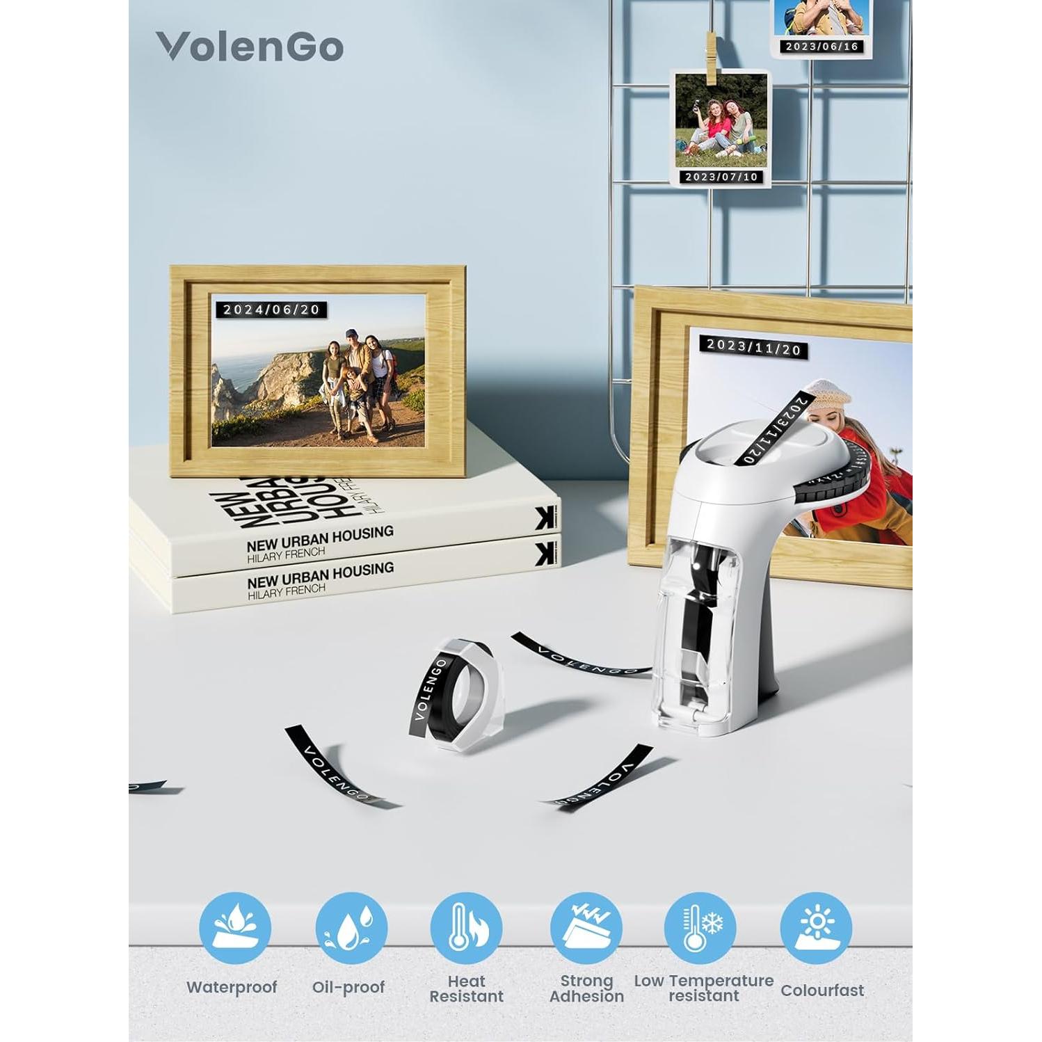 Fabricador de Etiquetas en Relieve VolenGo Omega S Negro