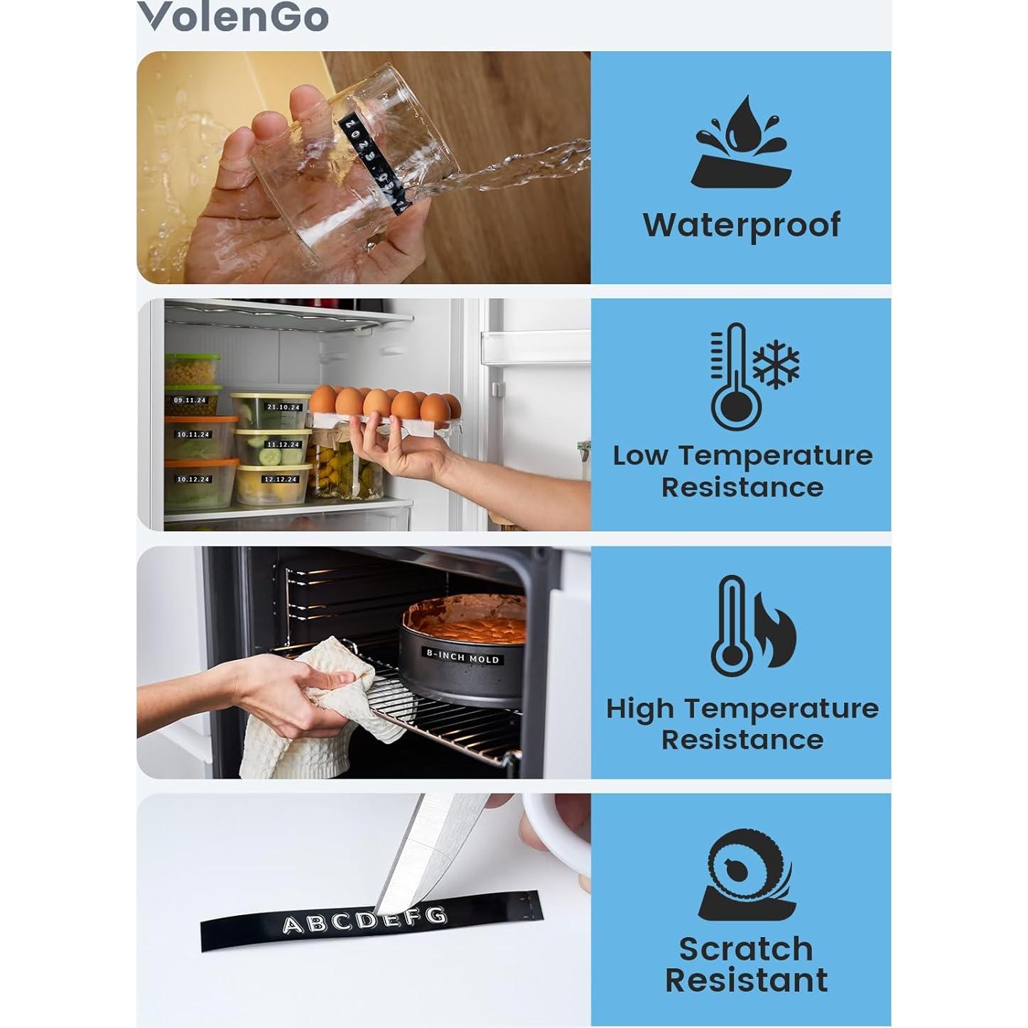 Fabricador de Etiquetas en Relieve VolenGo Omega S Negro