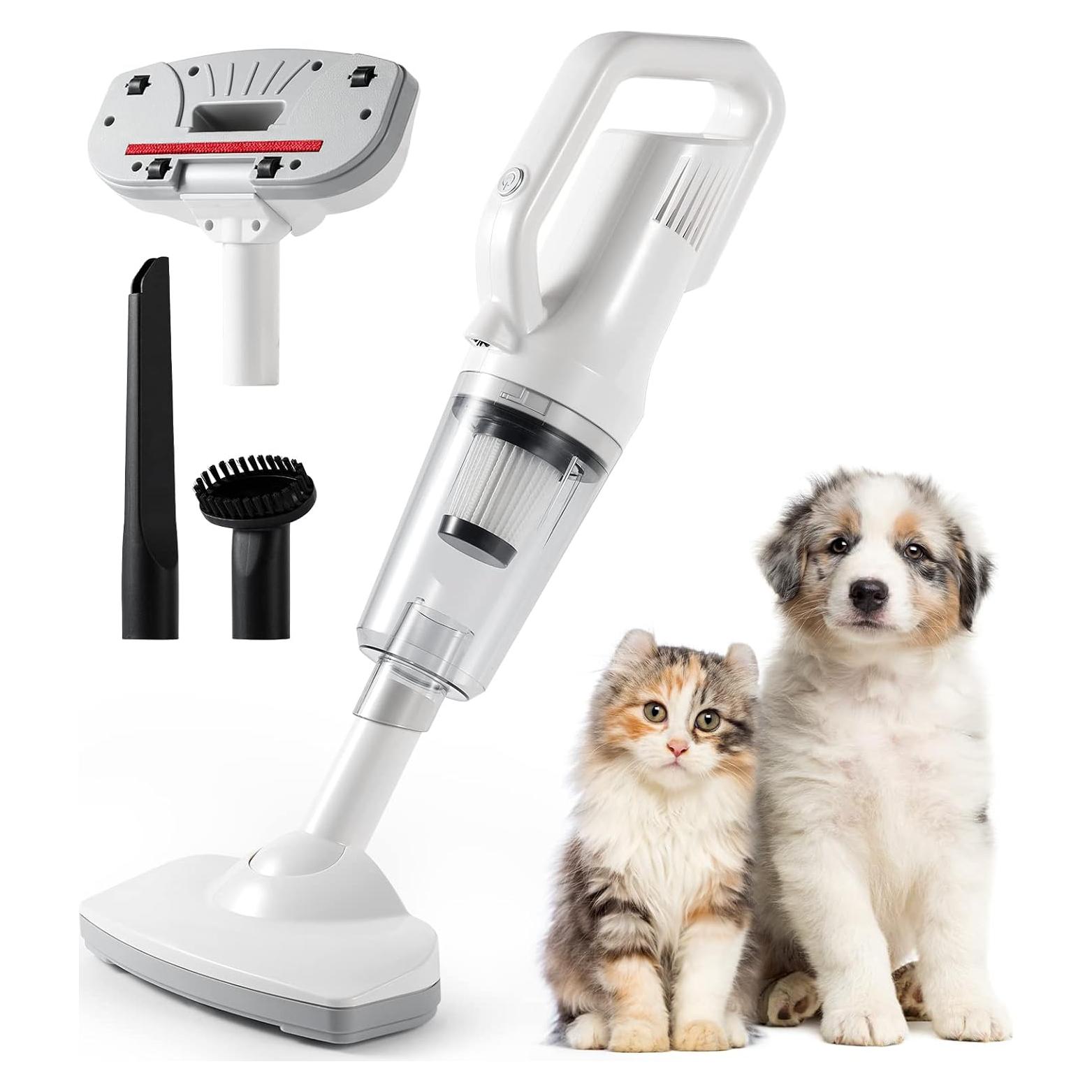 Aspiradora Inalámbrica iPettie 12000 PA para Pelo de Mascotas