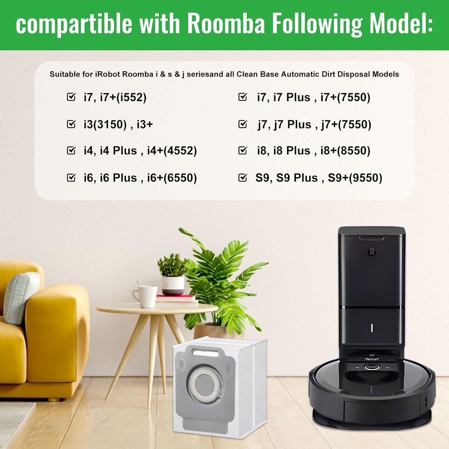 Paquete de 12 bolsas de vacío HNRLOY para iRobot Roomba