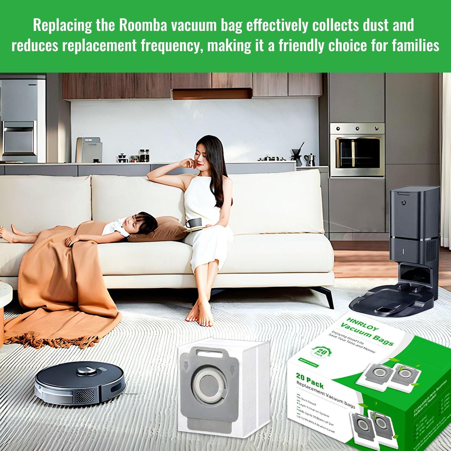 Paquete de 12 bolsas de vacío HNRLOY para iRobot Roomba