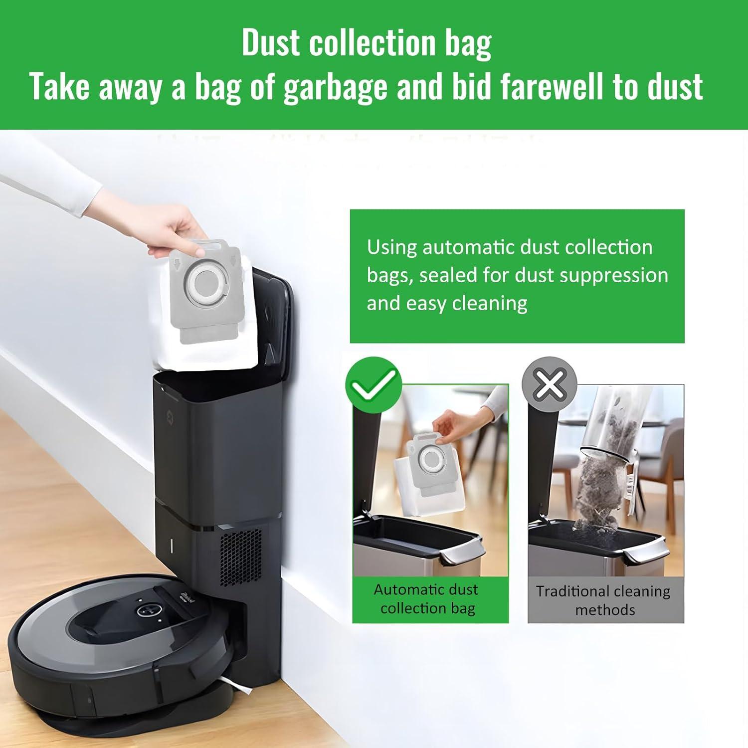 Paquete de 12 bolsas de vacío HNRLOY para iRobot Roomba