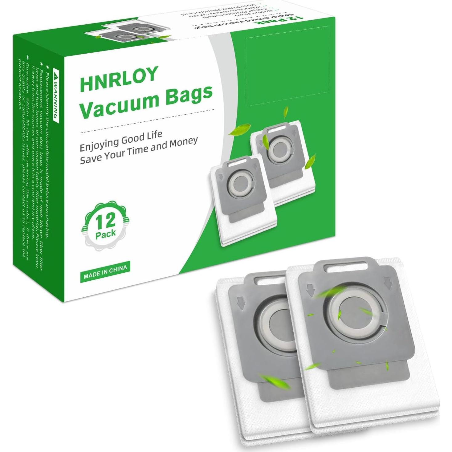 Paquete de 12 bolsas de vacío HNRLOY para iRobot Roomba