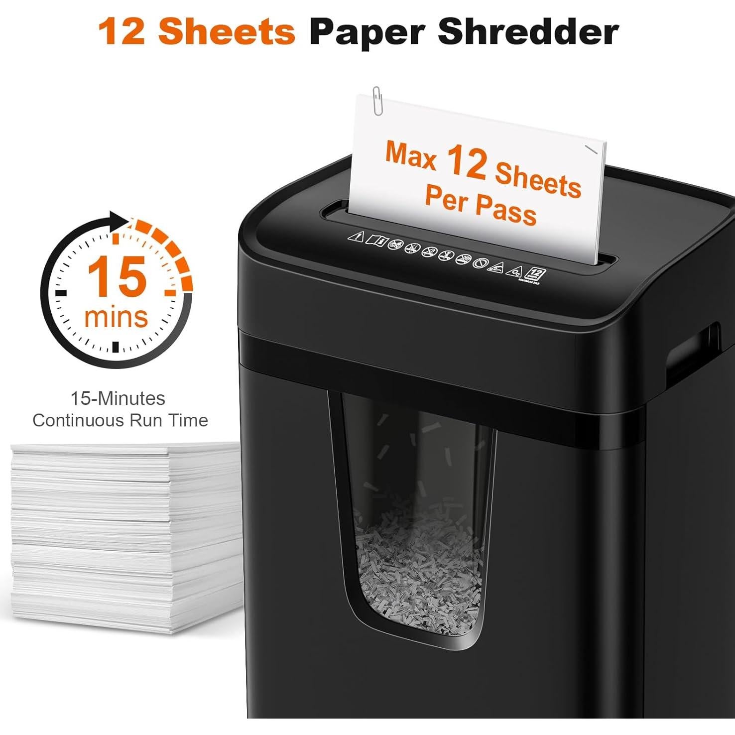 Trituradora de Papel Bonsaii C282-A 12 Hojas P-4 5.5 Galones