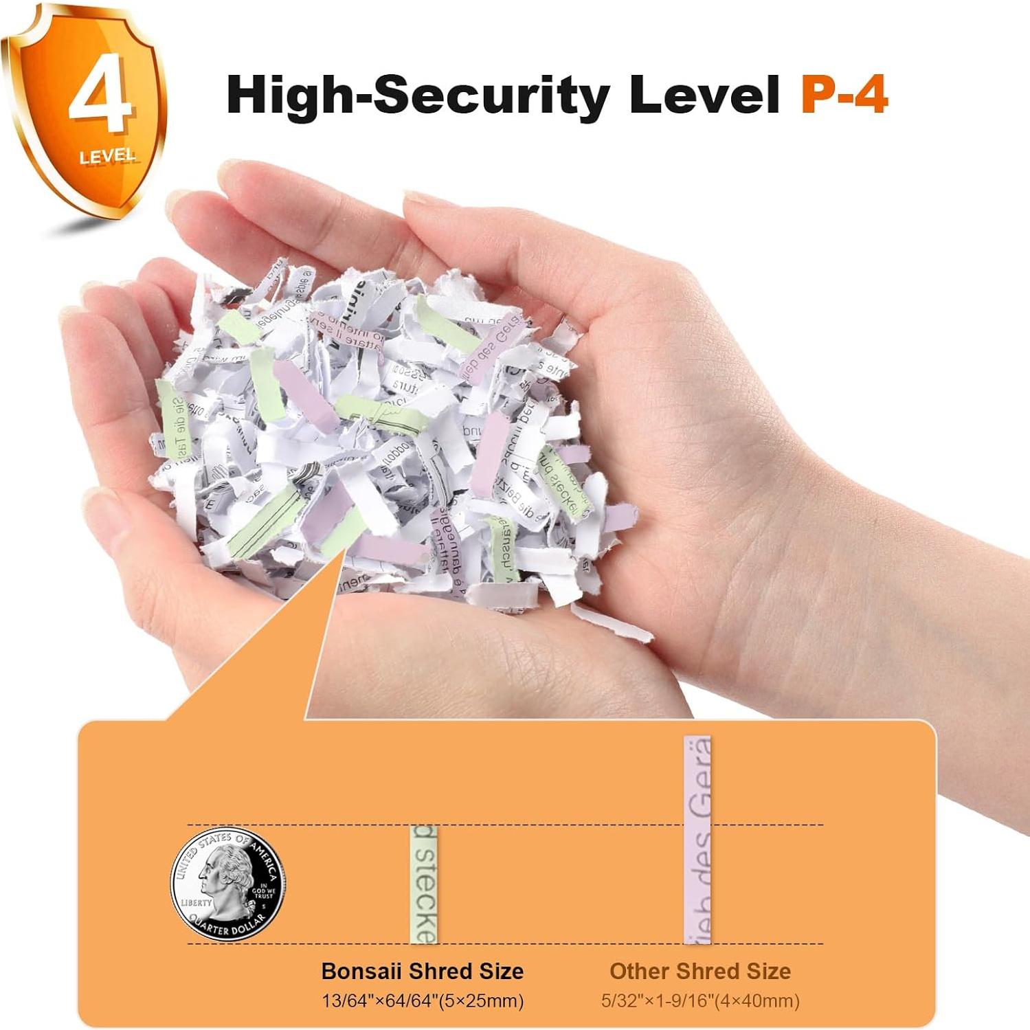 Trituradora de Papel Bonsaii C282-A 12 Hojas P-4 5.5 Galones