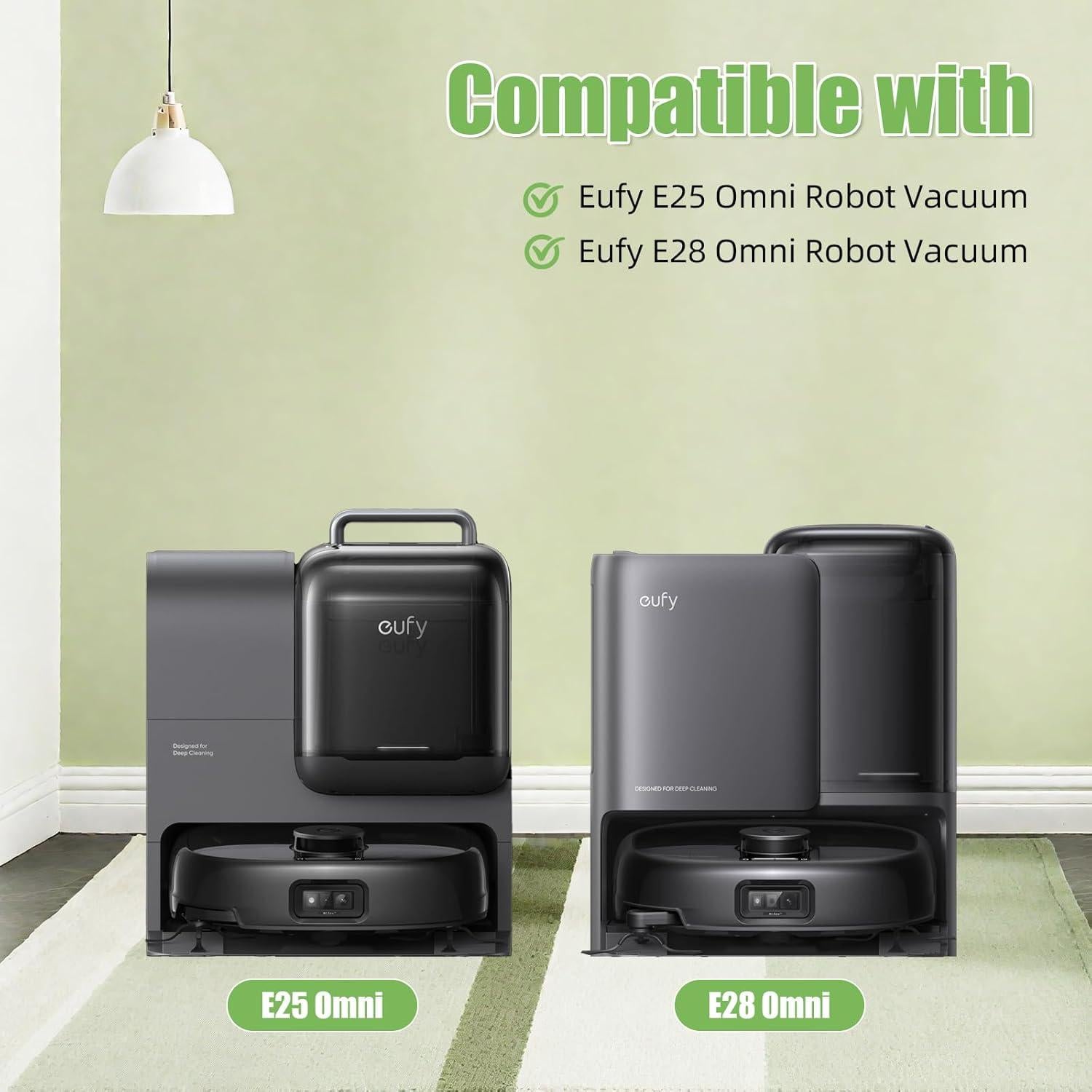 Paquete de 6 bolsas de polvo Eufy E28/E25 Omni 3L