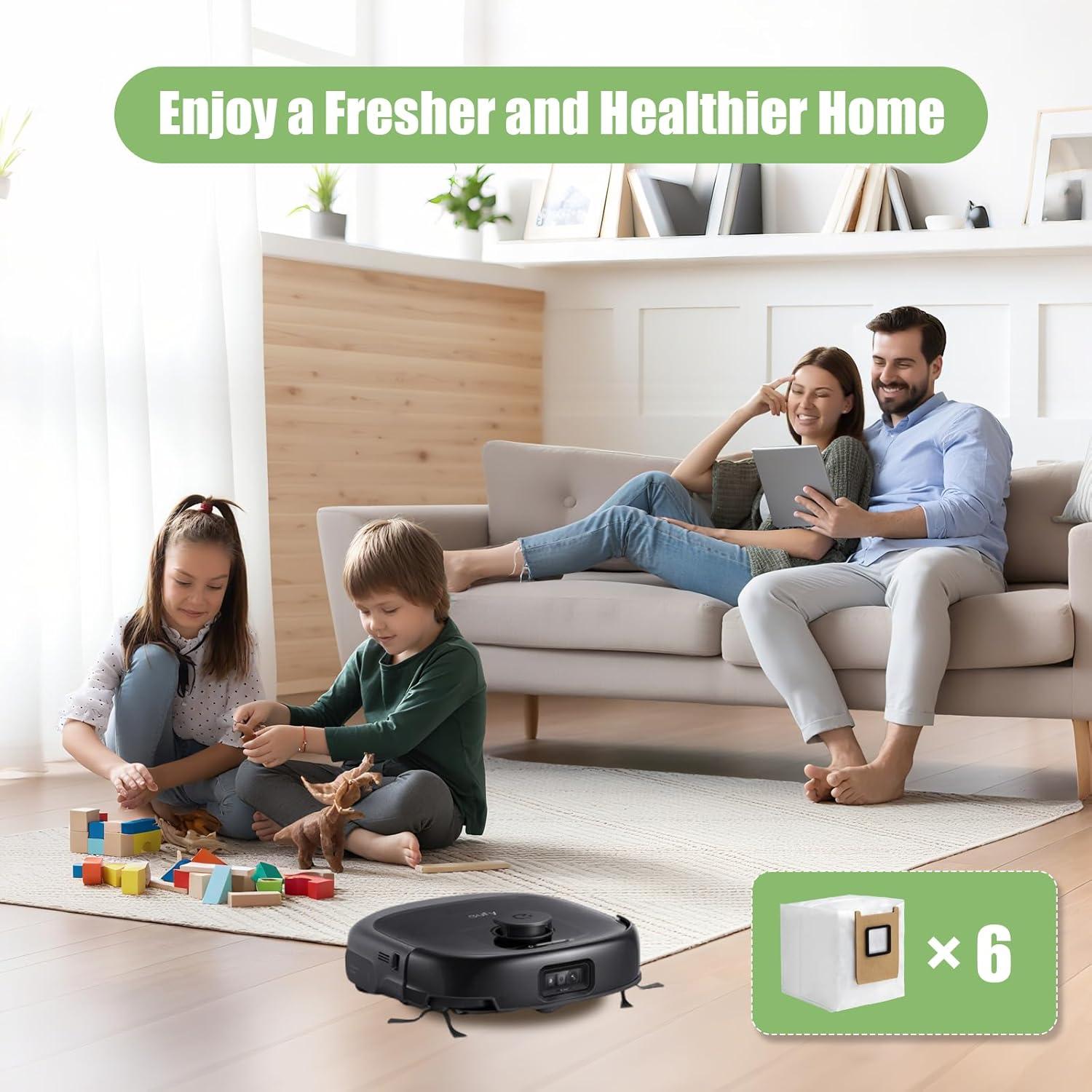 Paquete de 6 bolsas de polvo Eufy E28/E25 Omni 3L